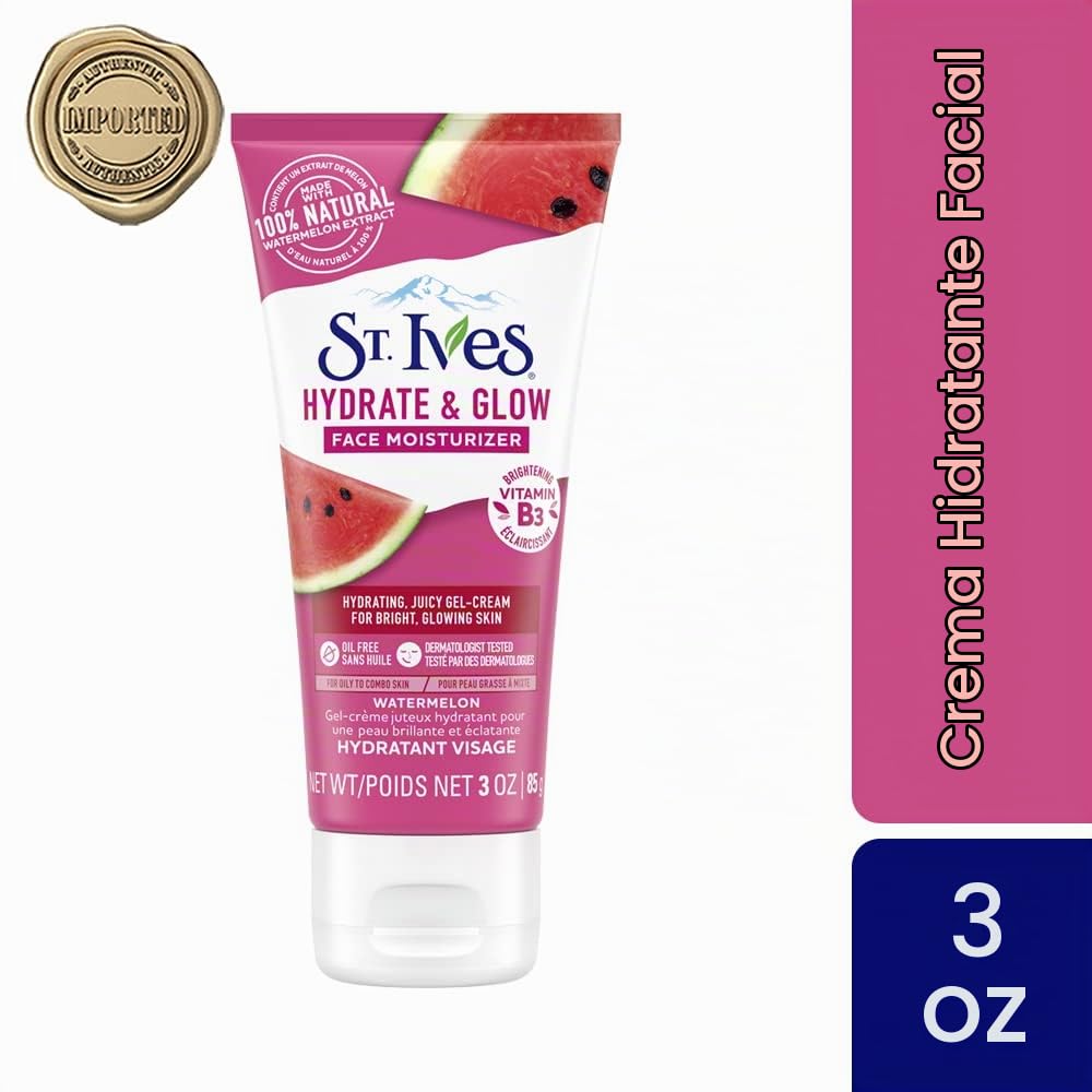ST. IVES HIDRATANTE FACIAL HYDRATE Y BRILLO GLOW SANDÍA 3 ONZAS - 2