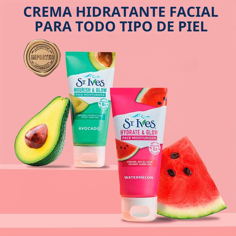 ST. IVES HIDRATANTE FACIAL HYDRATE Y BRILLO GLOW SANDÍA 3 ONZAS - 7