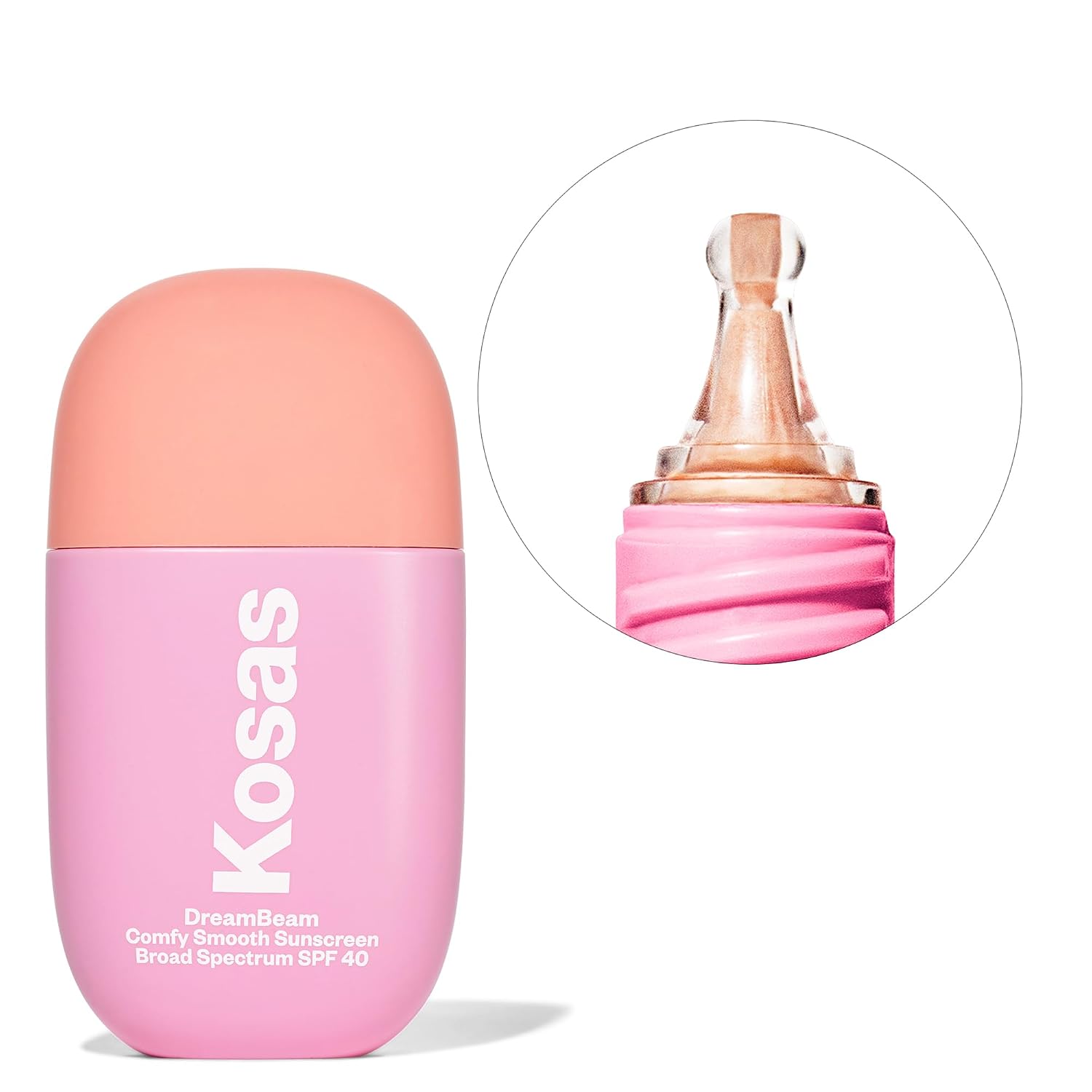 KOSAS DREAMBEAM PROTECTOR SOLAR MINERAL SPF 40 - PROTECCIÓN SOLAR LÍQUIDA SUAVE PARA EL ROSTRO - BASE DE MAQUILLAJE LIGERA - 2