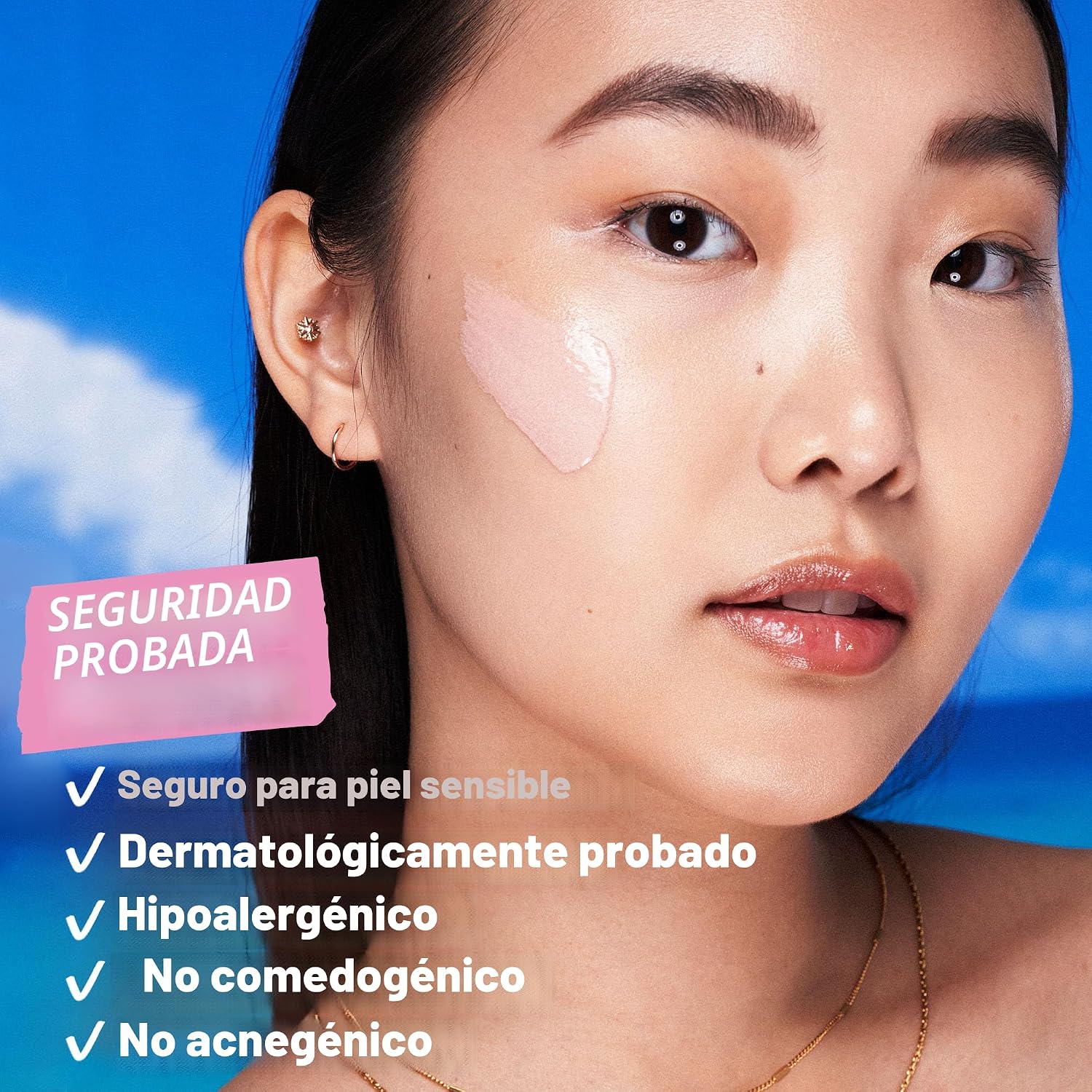 KOSAS DREAMBEAM PROTECTOR SOLAR MINERAL SPF 40 - PROTECCIÓN SOLAR LÍQUIDA SUAVE PARA EL ROSTRO - BASE DE MAQUILLAJE LIGERA - 3