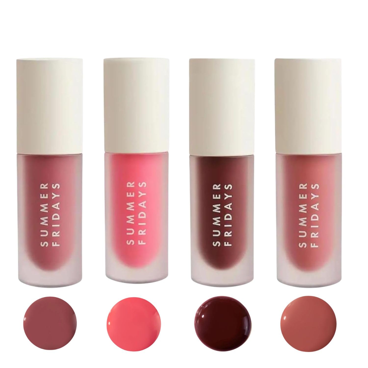 SUMMER FRIDAYS DREAM - JUEGO DE ACEITES LABIALES, ALTO BRILLO, ANTIADHERENTE, CON INFUSIÓN DE CUIDADO DE LA PIEL, - 1