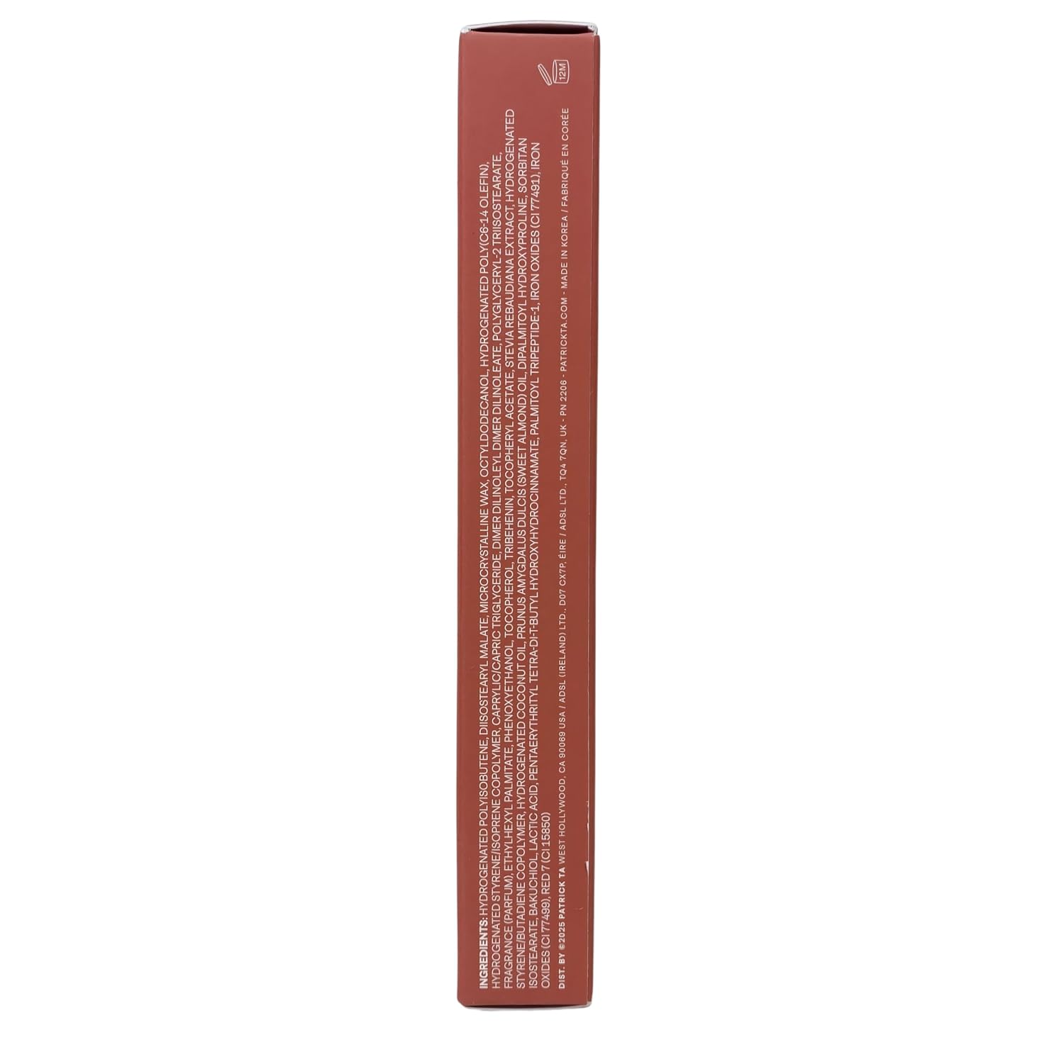 PATRICK TA MAJOR MOISTURE SMOOTHING BÁLSAMO LABIAL REPARADOR - ESPRESSO 0.5 FL OZ / 0.5 FL OZ - 5