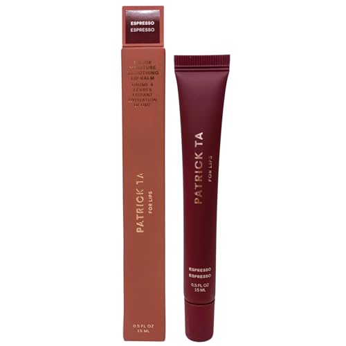 PATRICK TA MAJOR MOISTURE SMOOTHING BÁLSAMO LABIAL REPARADOR - ESPRESSO 0.5 FL OZ / 0.5 FL OZ - 6