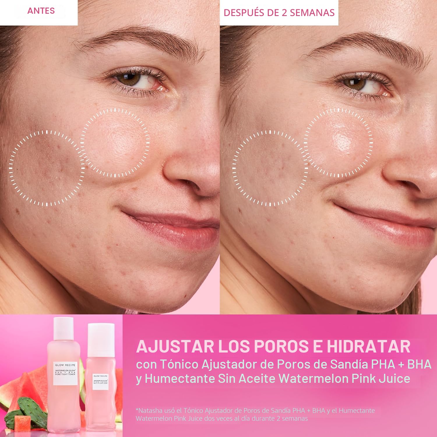BRILLO GLOW RECIPE EDICIÓN LIMITADA PRIDE PHA BHA - TÓNICO FACIAL PARA EL CUIDADO DE LA PIEL, MINIMIZADOR DE POROS - 4