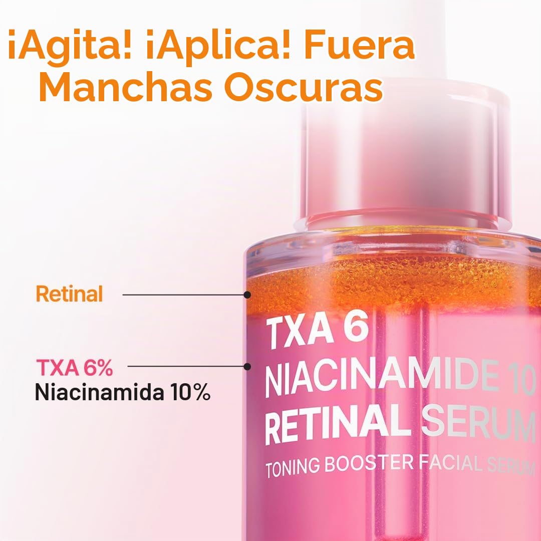 PURITO TXA 6% NIACINAMIDA 10% RETINAL SUERO FACIAL PARA MANCHAS OSCURAS, HIPERPIGMENTACIÓN, TONO DESIGUAL ÁCIDO TRANEXÁMICO - 3