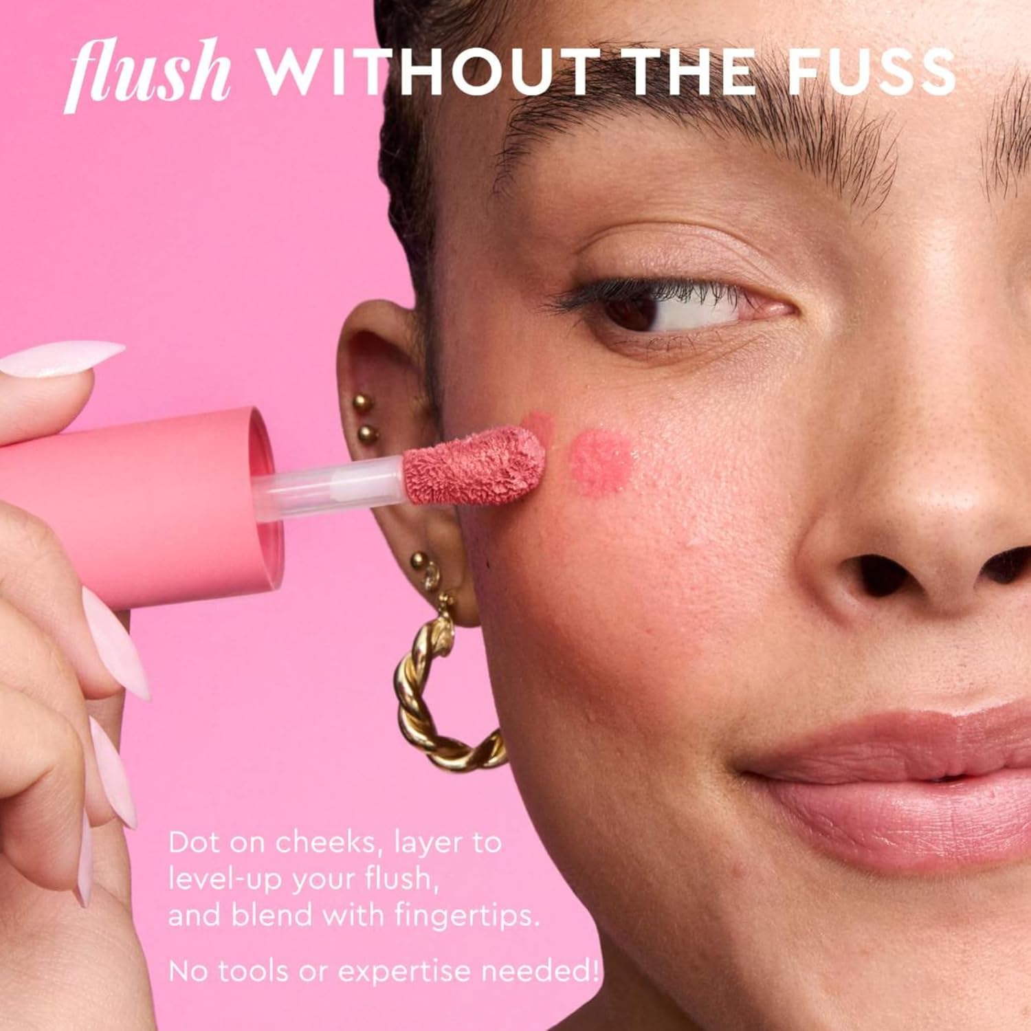BRILLO GLOW RECIPE NIACINAMIDE DEWY FLUSH SUERO LÍQUIDO DE RUBOR TINTADO - RUBOR LUMINOSO PARA LAS MEJILLAS PARA SUAVIZAR, - 2