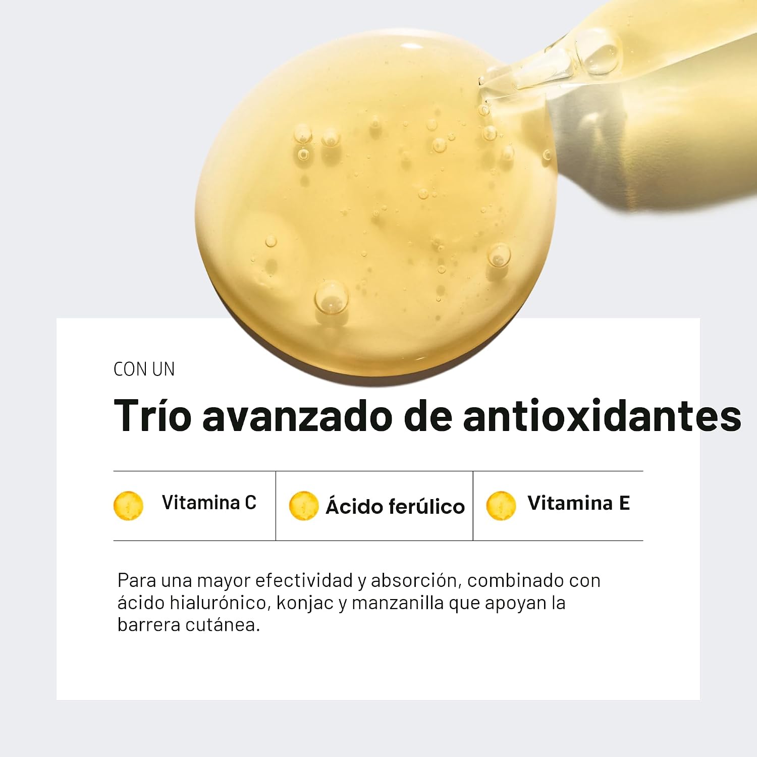MAD HIPPIE SUERO DE VITAMINA C PARA LA CARA ÁCIDO HIALURÓNICO, ÁCIDO FERÚLICO Y VITAMINA E, ANTI-ENVEJECIMIENTO, BRILLO GLOW - 5
