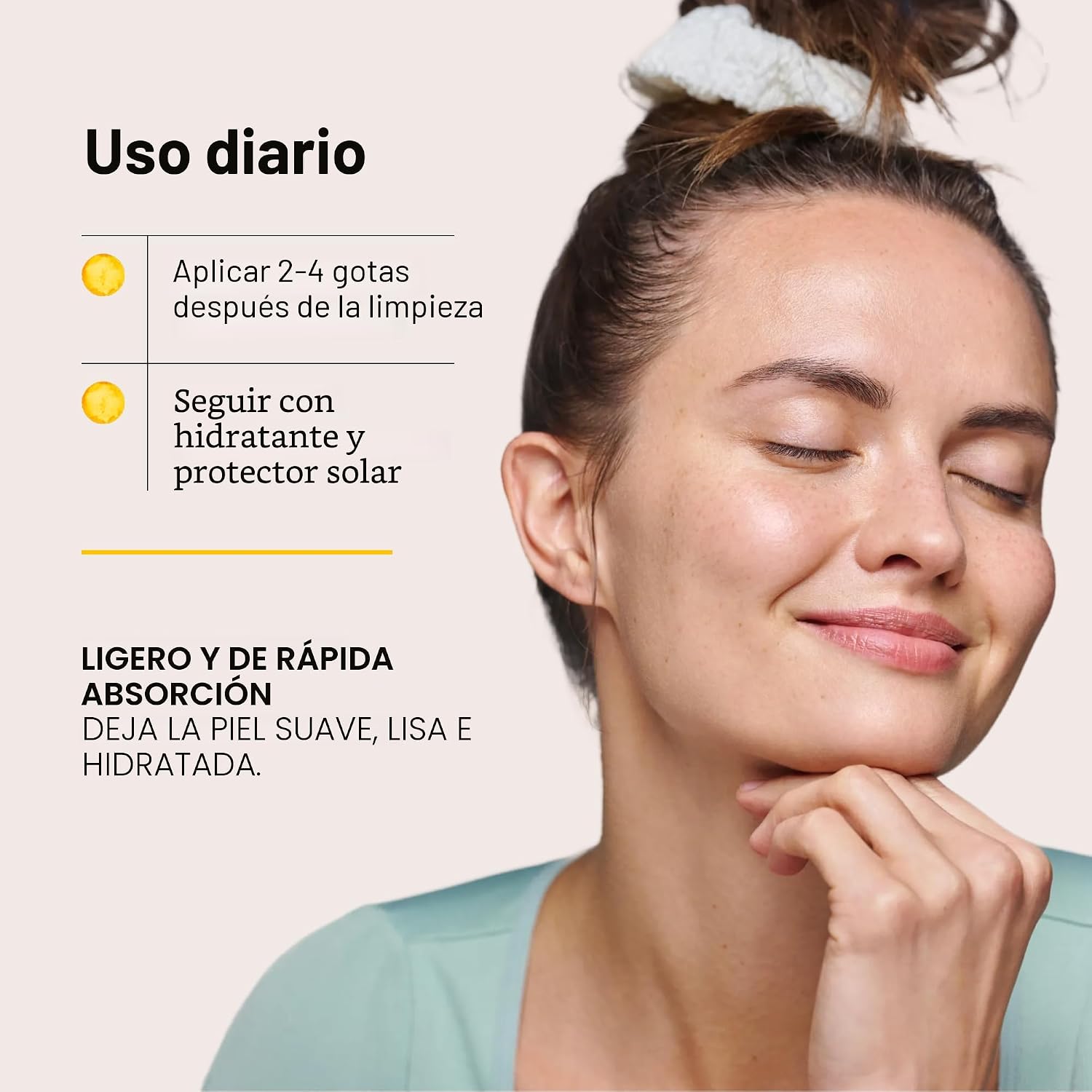 MAD HIPPIE SUERO DE VITAMINA C PARA LA CARA ÁCIDO HIALURÓNICO, ÁCIDO FERÚLICO Y VITAMINA E, ANTI-ENVEJECIMIENTO, BRILLO GLOW - 6