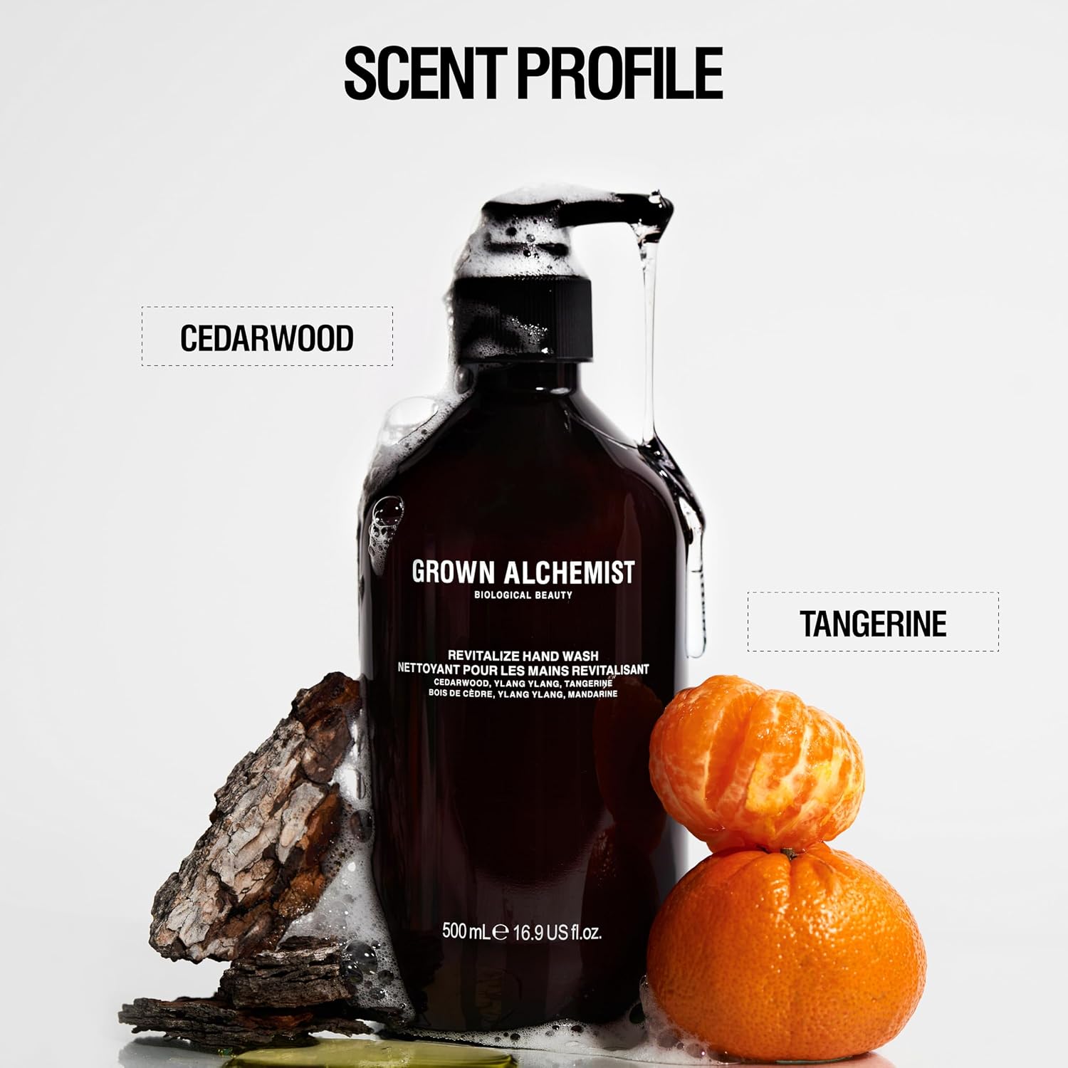 GROWN ALCHEMIST REVITALIZE RELLÉN DE JABÓN DE MANOS JABÓN LÍQUIDO NATURAL CON YLANG YLANG, MANDARINA Y MADERA DE CEDRO JABÓN - 3
