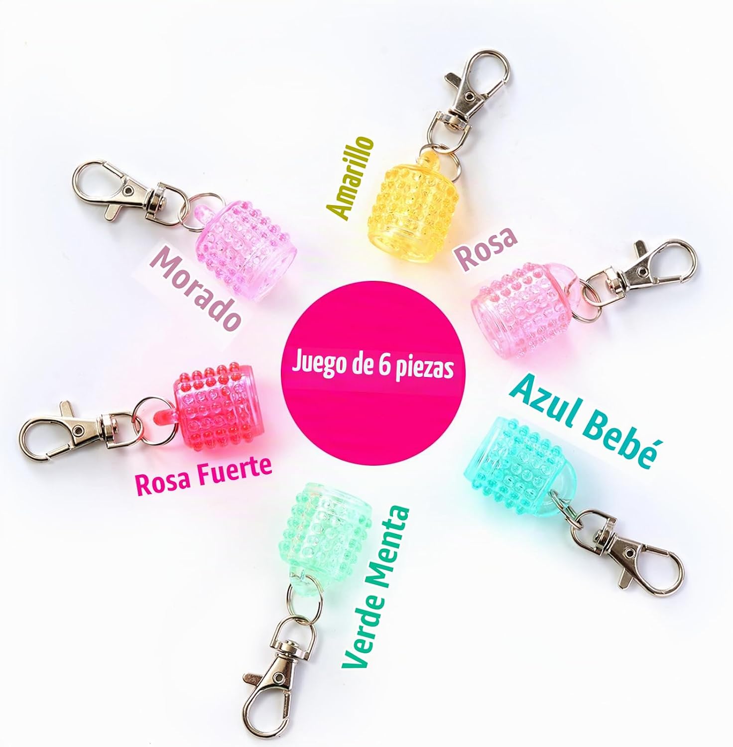 LLAVERO DE BÁLSAMO LABIAL CON TAPA PARA LANEIGE, SUMMER FRIDAY Y GLOSSIER, SOPORTE DE BÁLSAMO LABIAL PARA LLAVERO O BOLSO, - 5