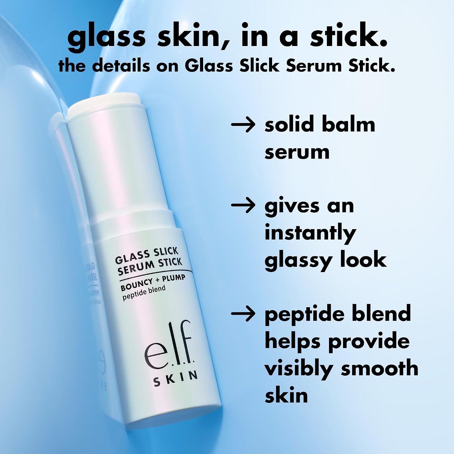 E.L.F. SKIN GLASS SLICK SÉRUM FACIAL CONCENTRADO STICK, BÁLSAMO FACIAL, AYUDA A RELLENAR Y SUAVIZAR LA TEZ VISIBLEMENTE - 6