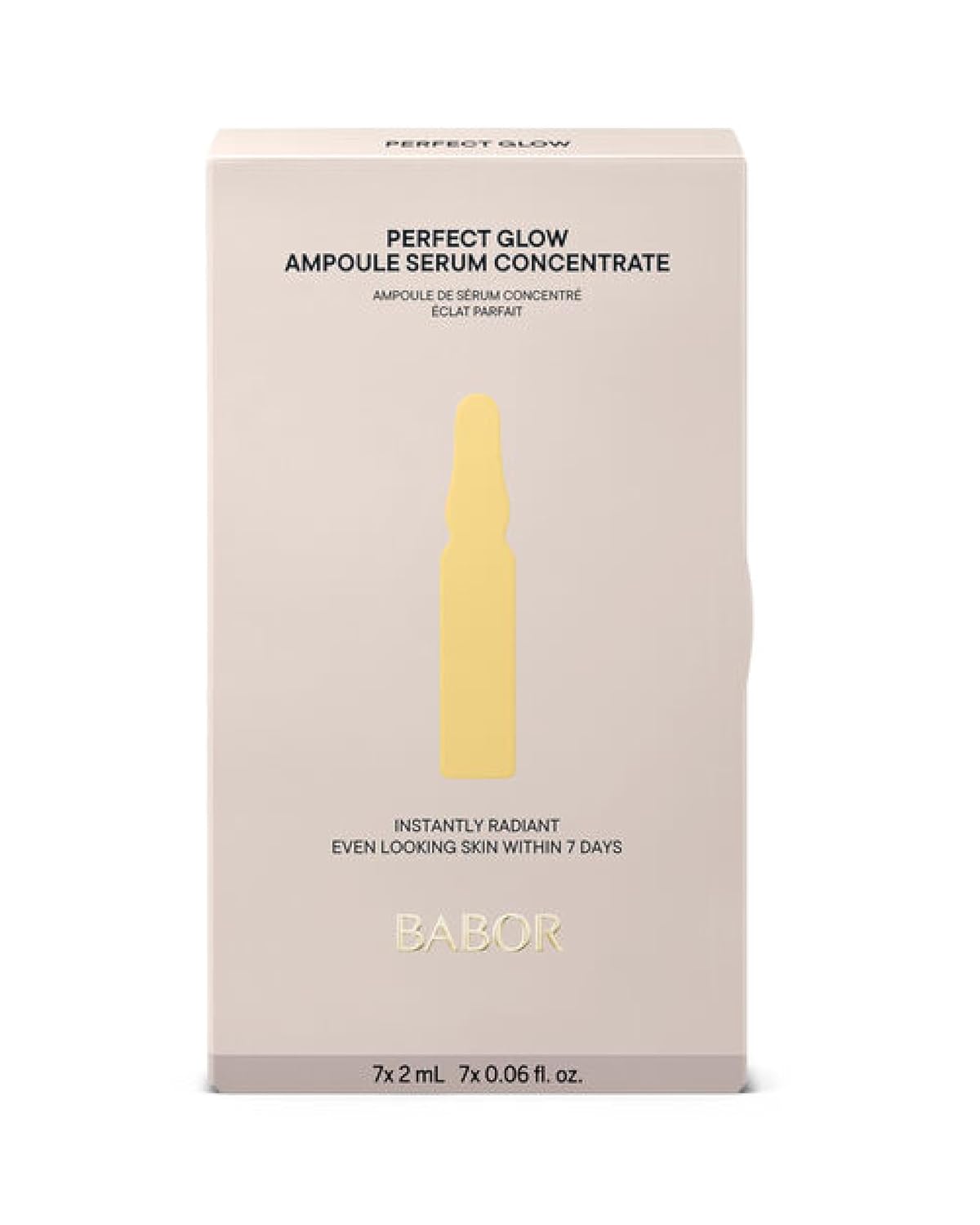 BABOR PERFECT BRILLO GLOW AMPOLLA SÉRUM FACIAL CONCENTRADO CONCENTRADOS, PERFECTION PEPTIDE P3 Y PIGMENTOS BRILLANTES - 2