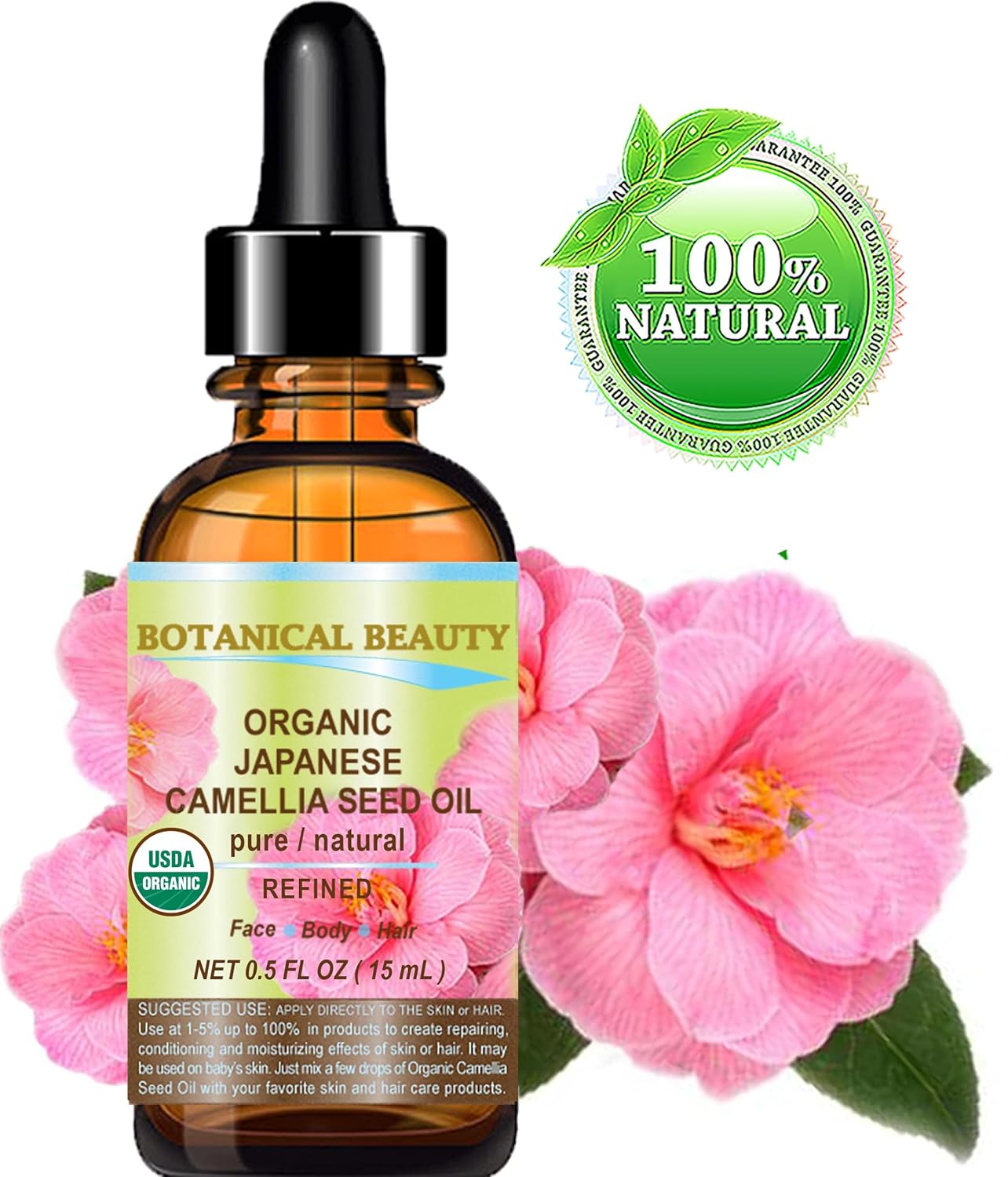 ACEITE ORGÁNICO JAPONÉS DE SEMILLA DE CAMELIA. ACEITE EMULSIONANTE 100 % PURO, NATURAL, NO DILUIDO, REFINADO, PRENSADO - 2