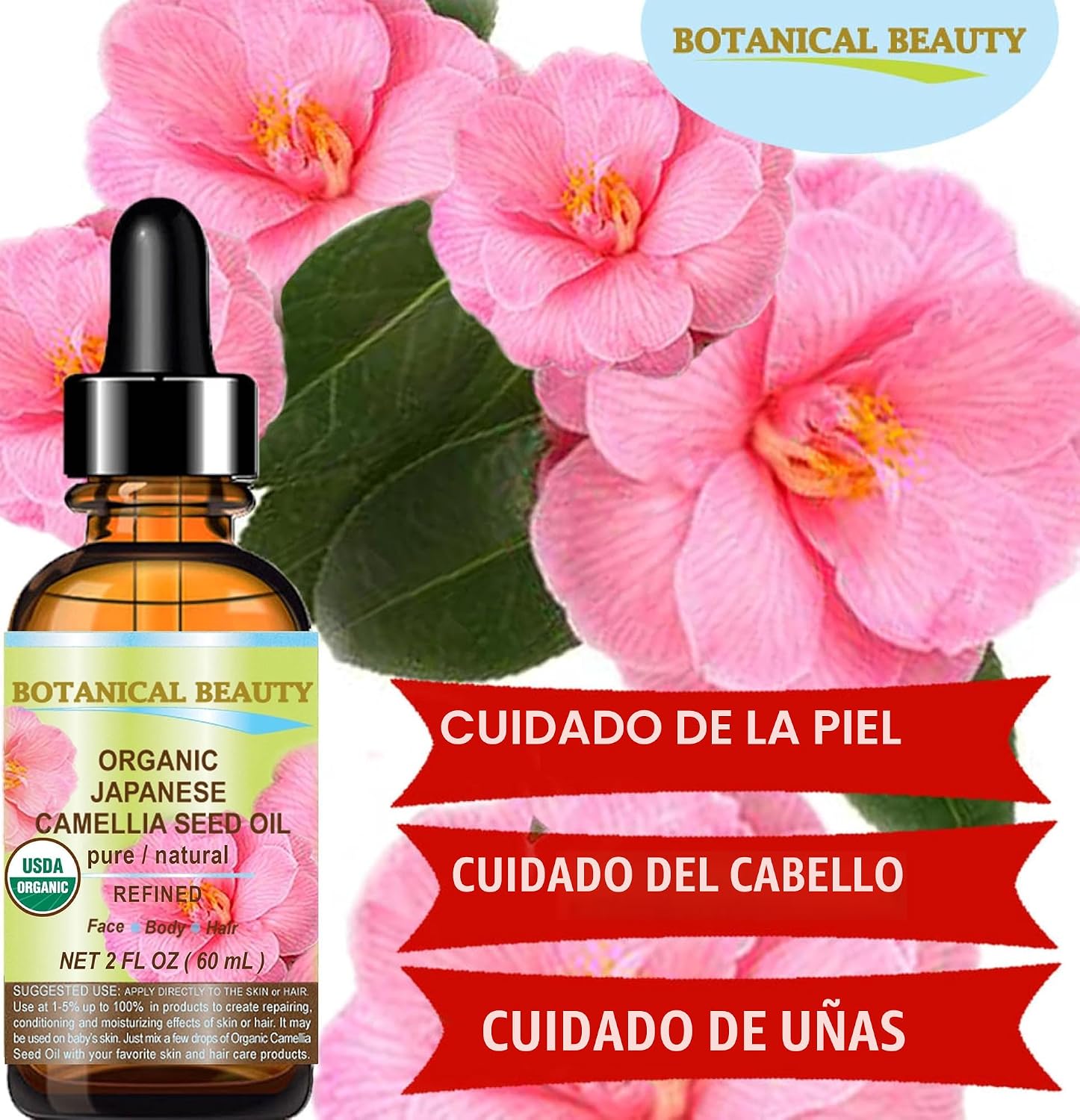 ACEITE ORGÁNICO JAPONÉS DE SEMILLA DE CAMELIA. ACEITE EMULSIONANTE 100 % PURO, NATURAL, NO DILUIDO, REFINADO, PRENSADO - 3