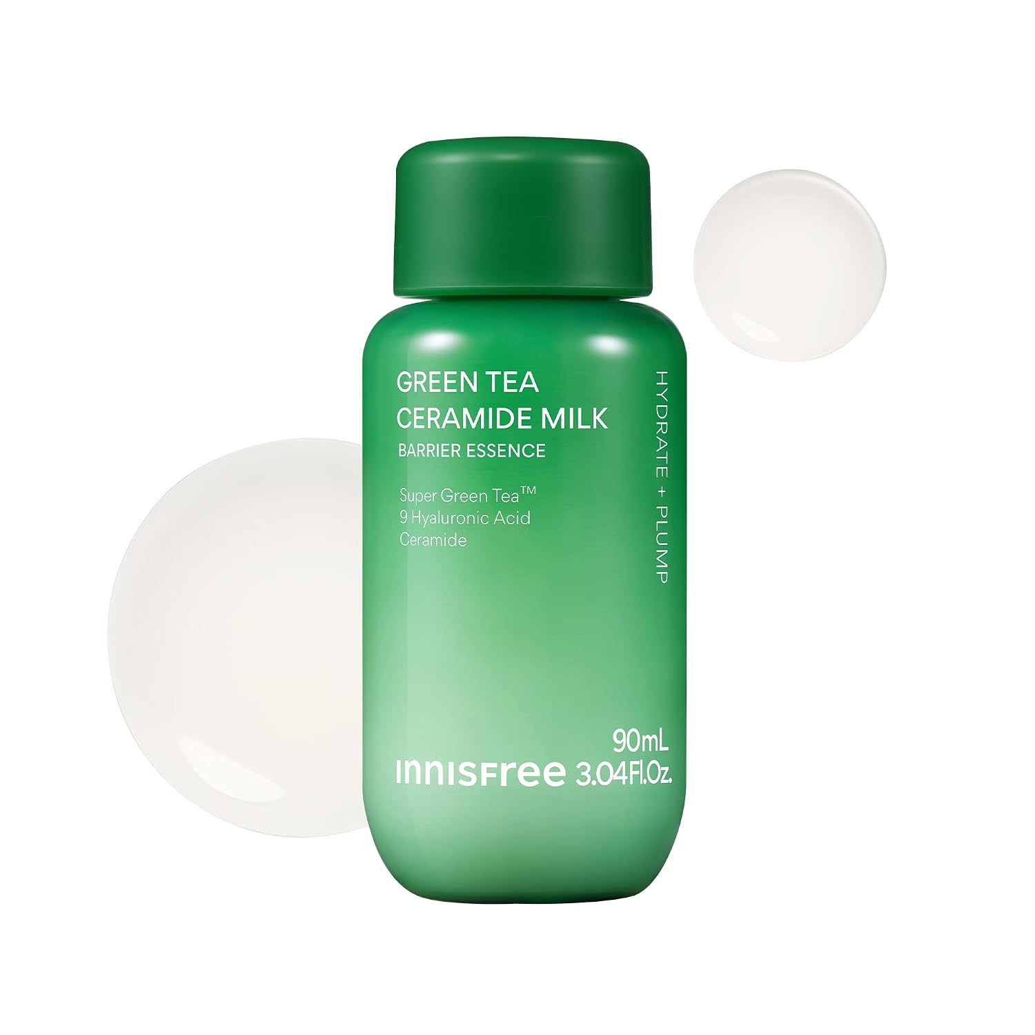 INNISFREE GREEN TEA CERAMIDE MILK HIDRATANTE FACIAL Y LIGHTWEIGHT KOREAN MILKY TÓNICO FACIAL PARA BARRIER REPAIR SUITABLE - 1