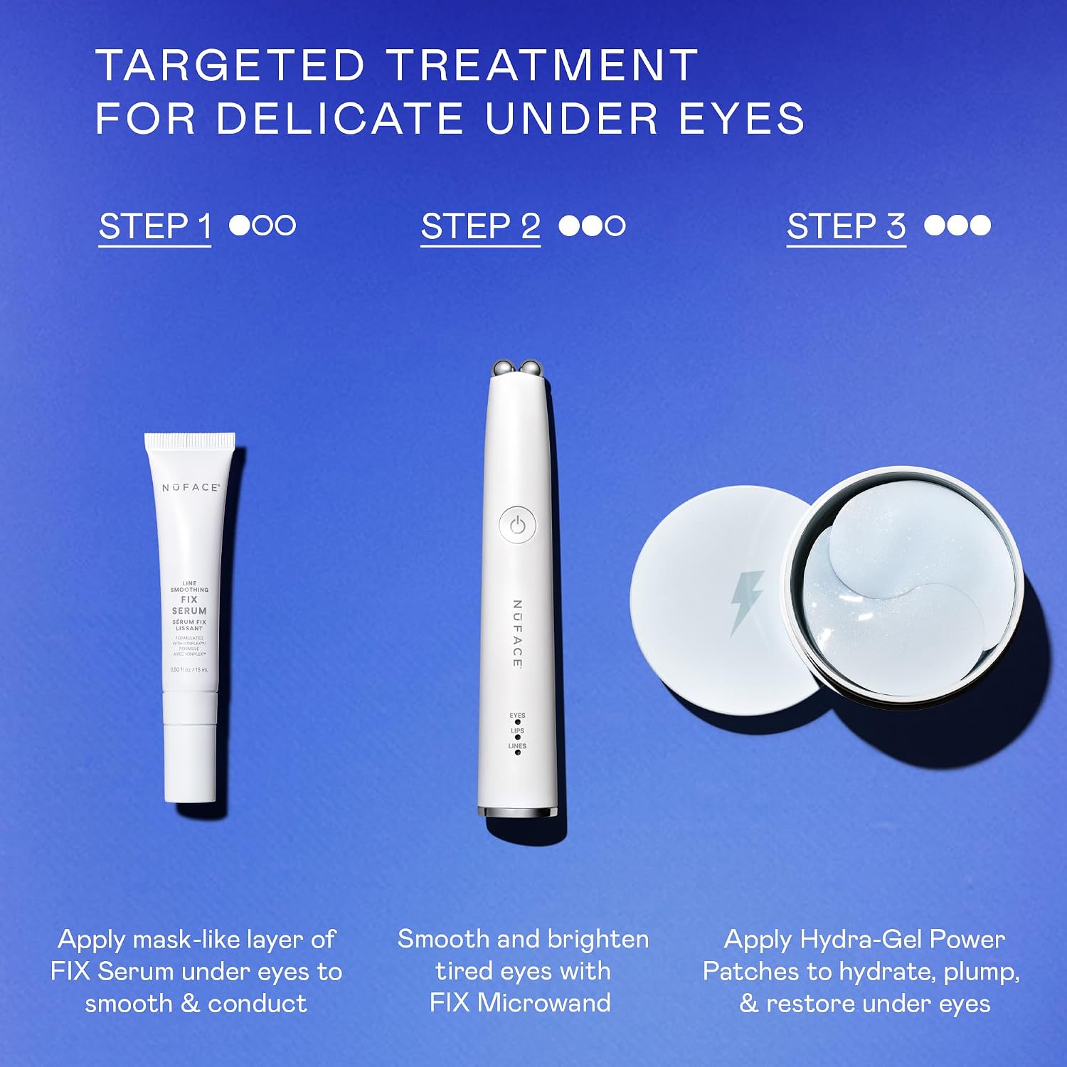 NUFACE IONPLEX HYDRA-GEL POWER PARCHES PARA OJERAS Y OJOS HINCHADOS - MÁSCARAS HIDRATANTES COREANAS PARA LOS OJOS MAGNESIO - 4