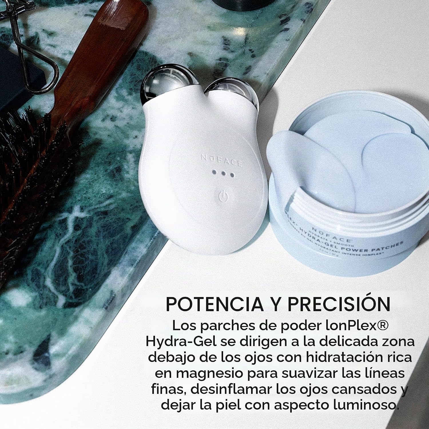 NUFACE IONPLEX HYDRA-GEL POWER PARCHES PARA OJERAS Y OJOS HINCHADOS - MÁSCARAS HIDRATANTES COREANAS PARA LOS OJOS MAGNESIO - 5