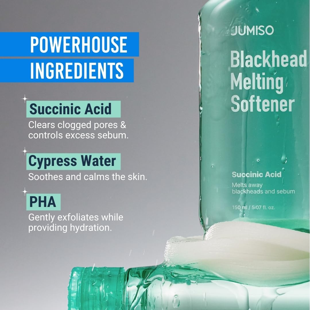 JUMISO KIT DE MAQUILLAJE REMOVEDOR DE PUNTOS NEGROS PARA NARIZ DE FRESA, 5.1 FL OZ ALMOHADILLAS HISOPOS - 5