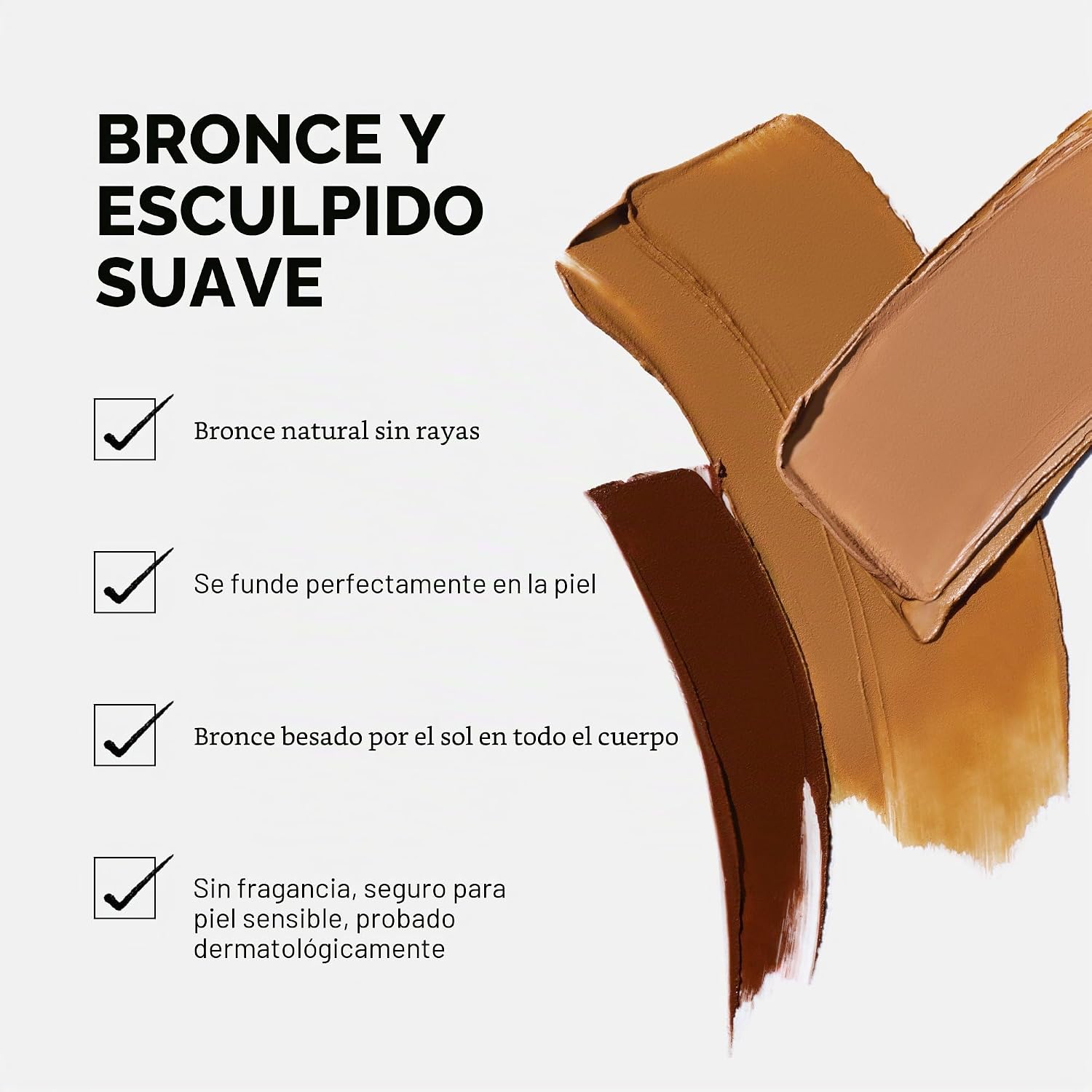 SAIE SUN MELT CREMA BRONZER - BRONCEADOR FACIAL DE BÁLSAMO CONSTRUIBLE PARA ESCULPIR SIN ESFUERZO, CONTORNO DE CREMA - 3