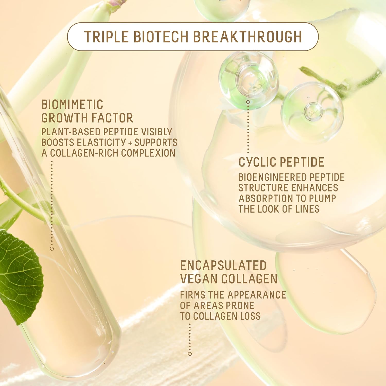 BIOSSANCE - CREMA ANTIENVEJECIMIENTO CON FACTOR DE CRECIMIENTO DE ESCUALANO Y COLÁGENO VEGANO - 1.7 FL OZ - 4