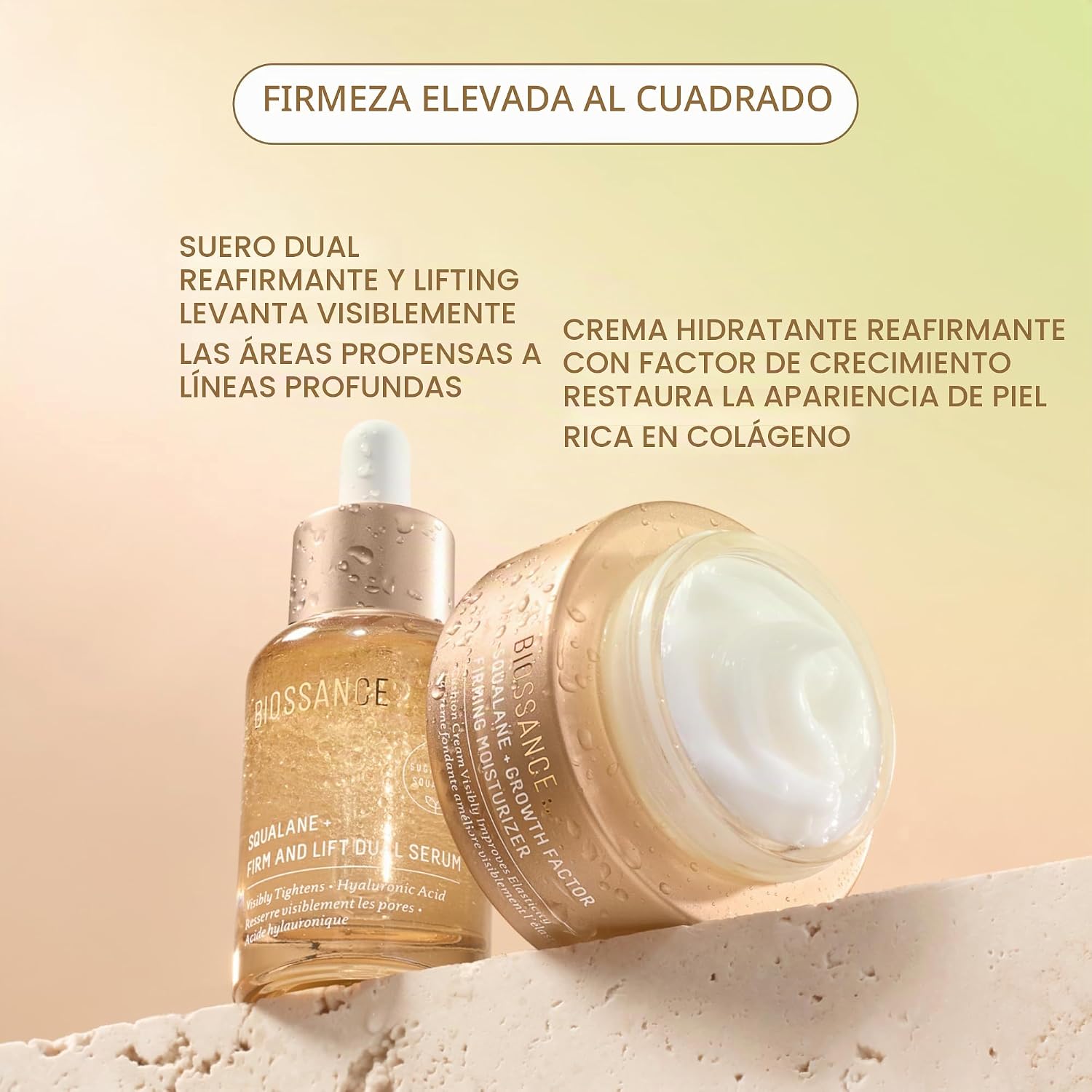 BIOSSANCE - CREMA ANTIENVEJECIMIENTO CON FACTOR DE CRECIMIENTO DE ESCUALANO Y COLÁGENO VEGANO - 1.7 FL OZ - 7