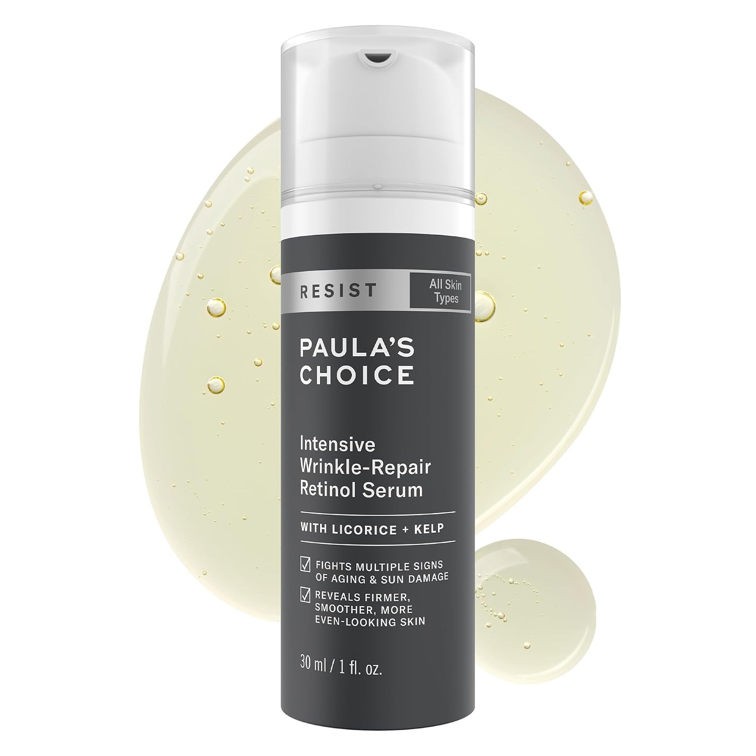 PAULA S CHOICE RESIST SÉRUM FACIAL CONCENTRADO DE RETINOL REPARADOR DE ARRUGAS INTENSIVO CON VITAMINA C PARA ARRUGAS Y TONO - 1