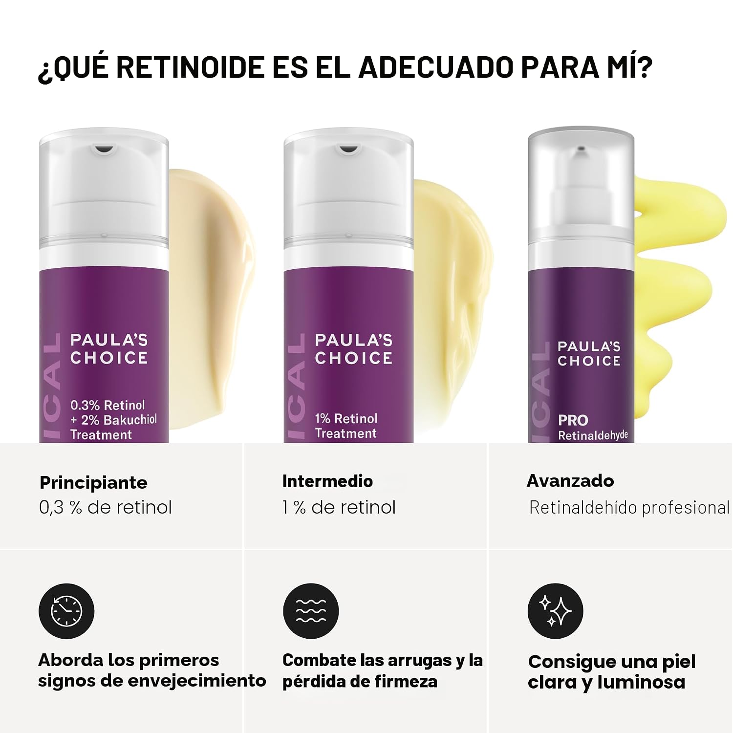 PAULA S CHOICE CLINICAL 0.3% RETINOL 2% BAKUCHIOL, SUERO ANTIENVEJECIMIENTO PARA ARRUGAS PROFUNDAS Y LÍNEAS FINAS, SIN - 6
