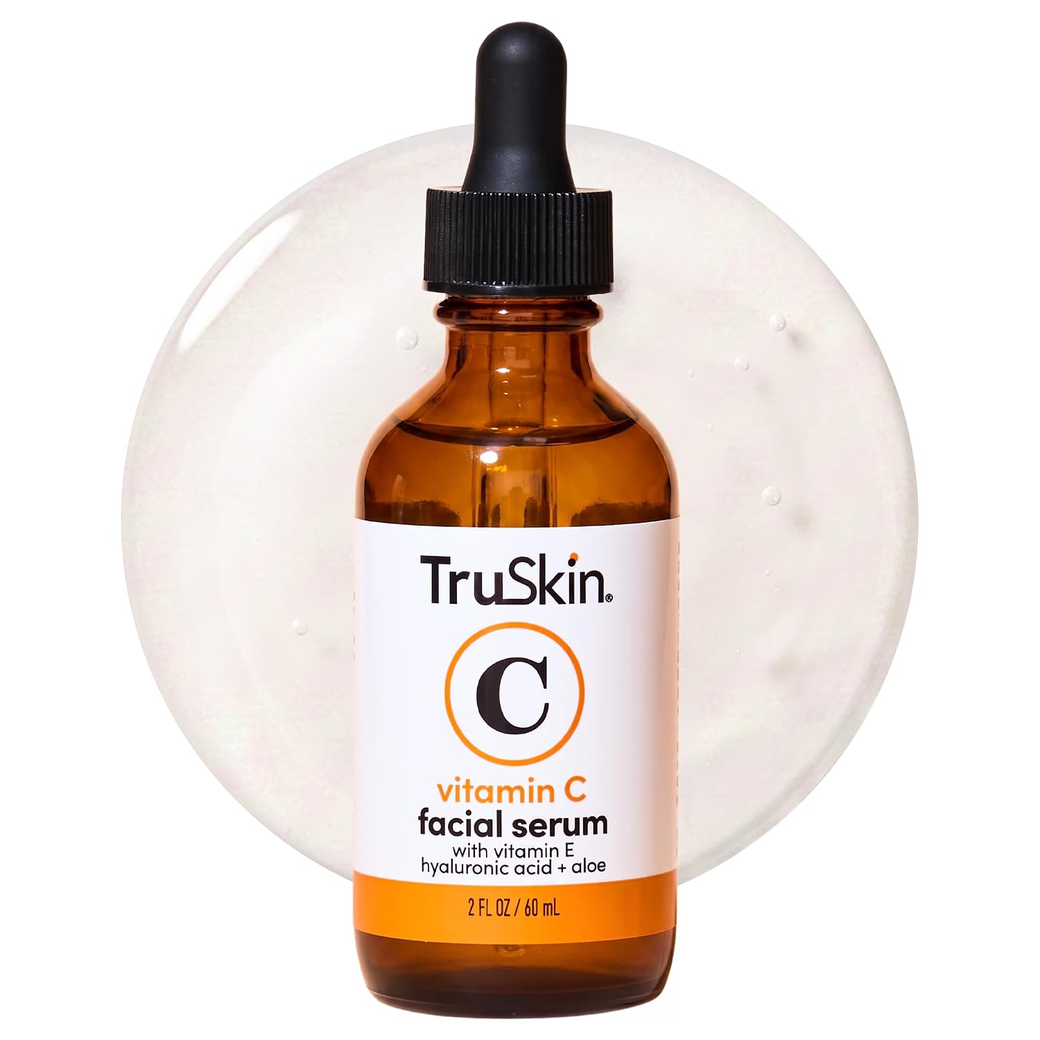 TRUSKIN - SUERO FACIAL CON VITAMINA C, SUERO FACIAL ANTIENVEJECIMIENTO CON VITAMINA C, ÁCIDO HIALURÓNICO, VITAMINA E Y MÁS, - 1