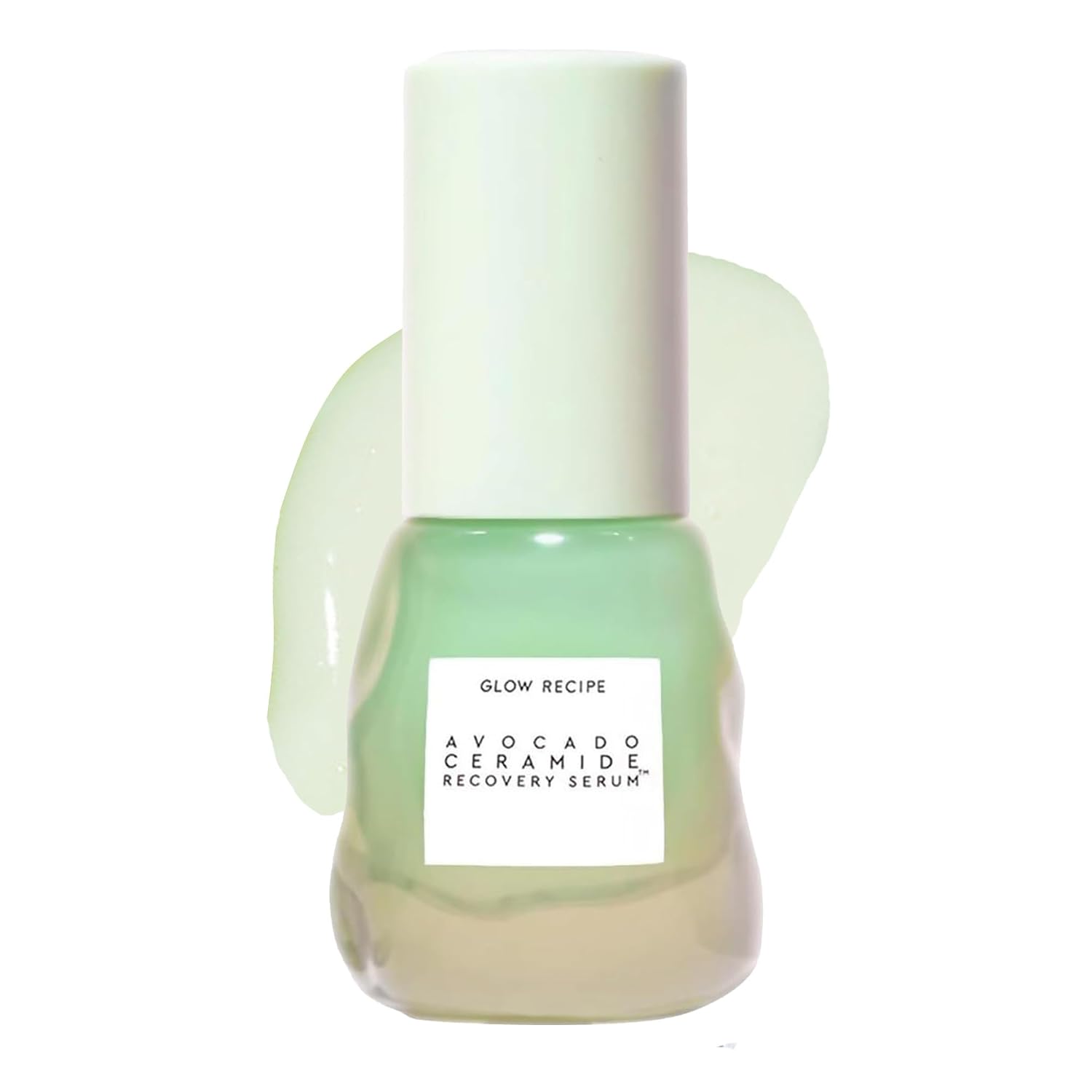 SUERO DE CERÁMIDA DE AGUACATE BRILLO GLOW RECIPE - SUERO FACIAL HIDRATANTE Y CALMANTE PARA MUJERES Y HOMBRES, ALIVIO - 1