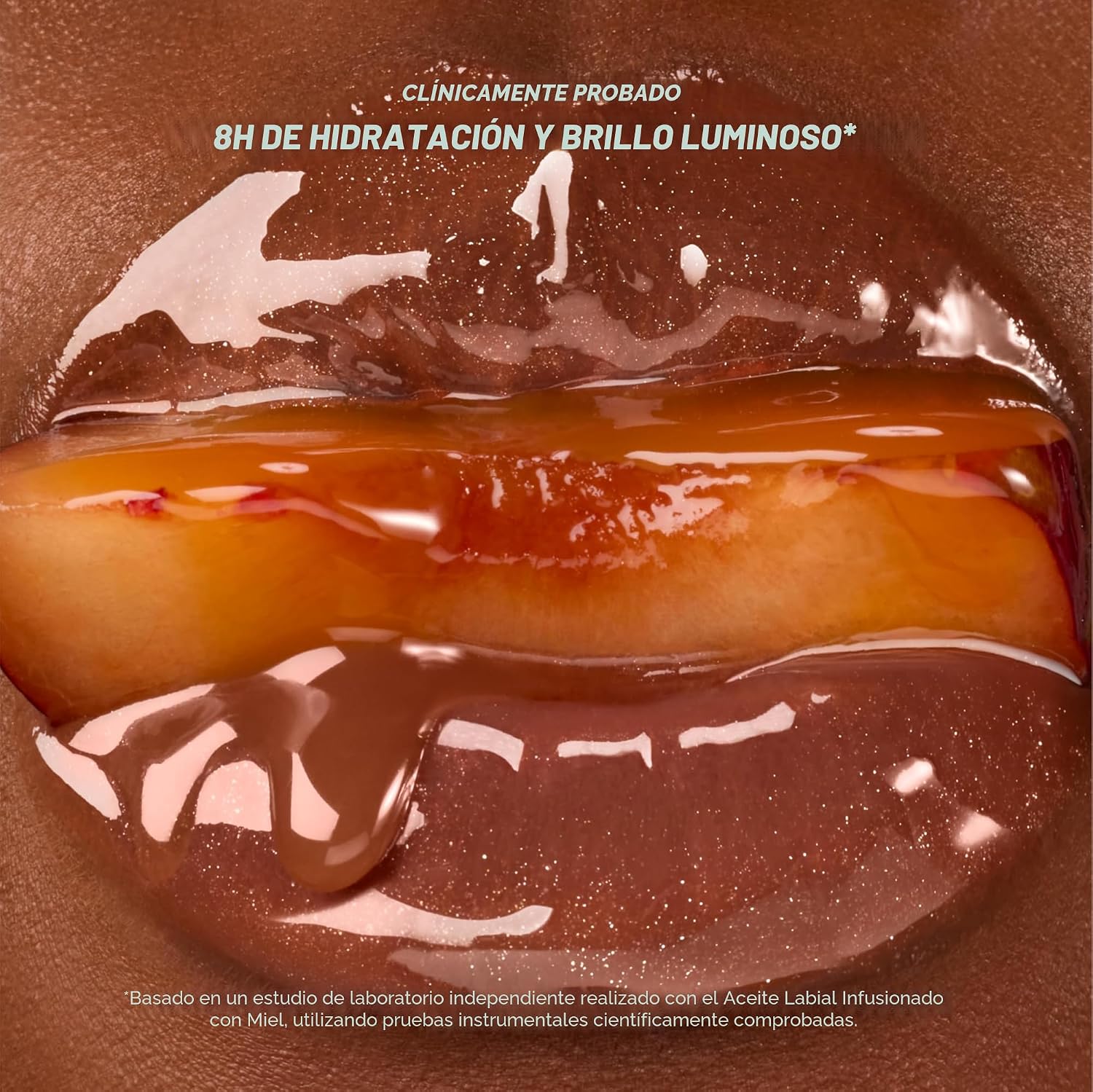 GISOU ACEITE LABIAL CON INFUSIÓN DE MIEL 0.27 ONZAS LÍQUIDAS , CIRUELA GLASEADA - 4