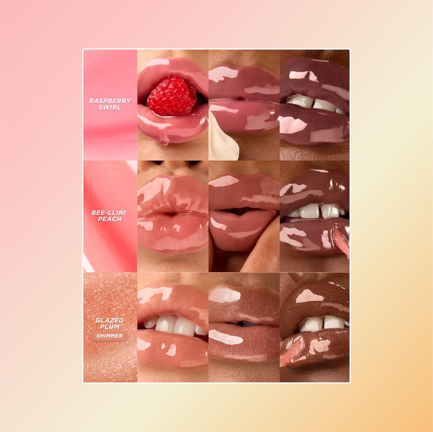 GISOU ACEITE LABIAL CON INFUSIÓN DE MIEL 0.27 ONZAS LÍQUIDAS , CIRUELA GLASEADA - 7