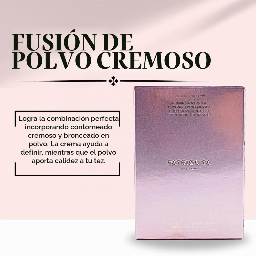PATRICK TA MAJOR SCULPT CR ME CONTOUR Y POLVO TRASLÚCIDO BRONZER DUO SHE S STATUESQUE - 4