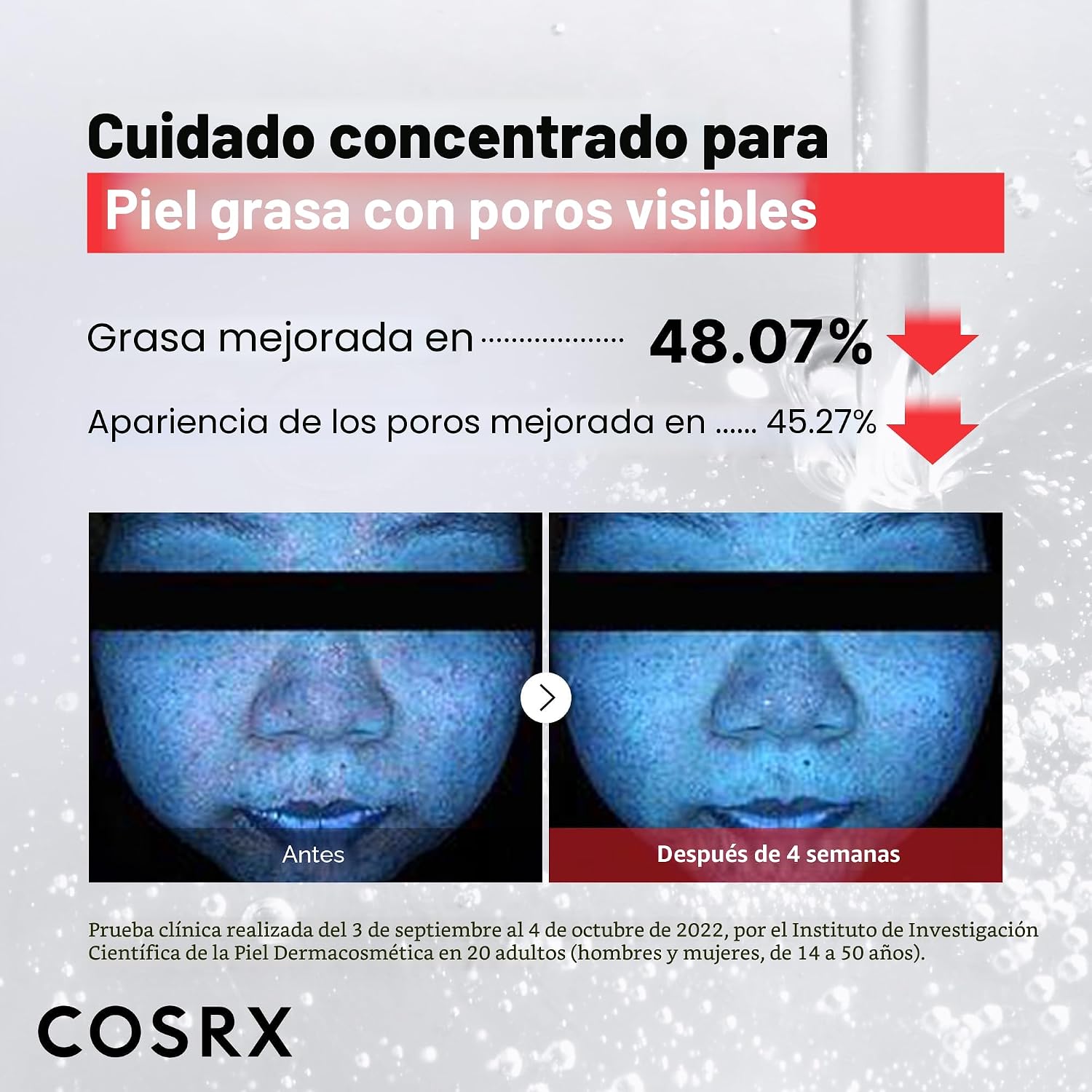 COSRX SUERO FACIAL DE NIACINAMIDA AL 15%, 0.67 ONZAS LÍQUIDAS, SUERO MINIMIZADOR DE POROS PARA CARA, TONO DE PIEL UNIFORME, - 5