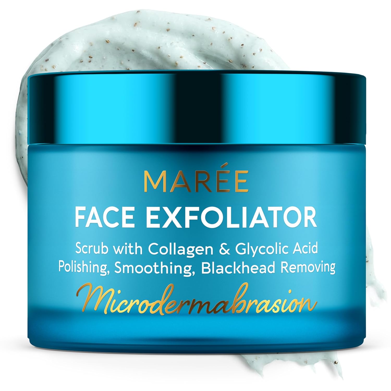 MAREE EXFOLIANTE FACIAL EXFOLIANTE FACIAL DE MICRODERMOABRASIÓN Y JABÓN EXFOLIANTE PARA MUJERES COLÁGENO Y ÁCIDO GLICÓLICO - 1