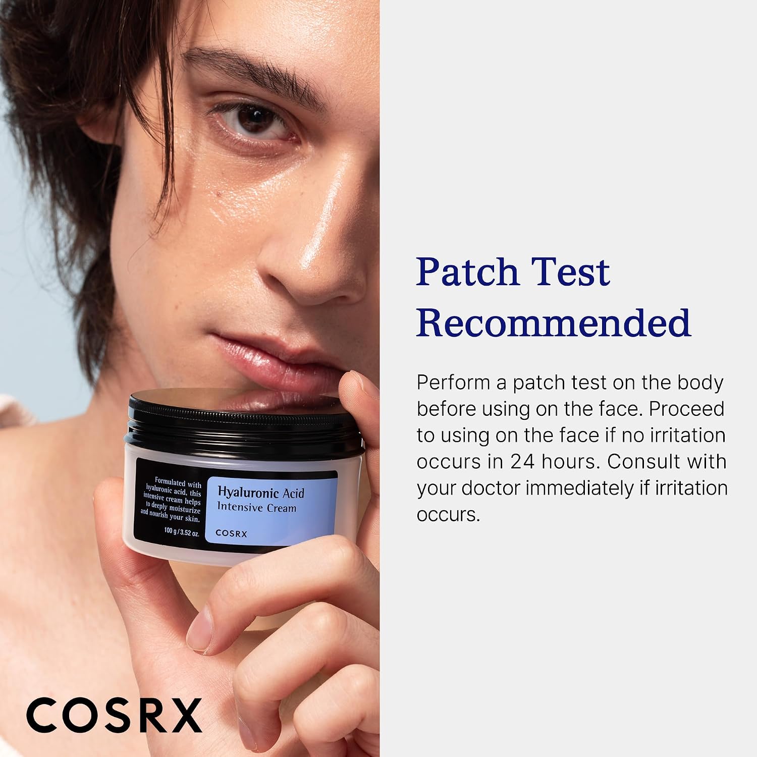 COSRX CREMA DE ÁCIDO HIALURÓNICO, HIDRATANTE DIARIO PARA PIELES SENSIBLES - 4