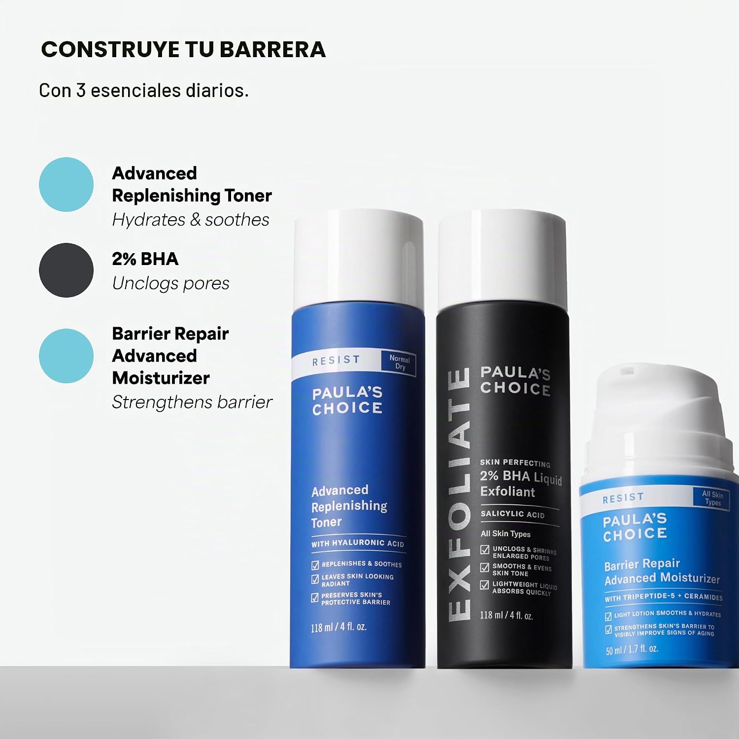 PAULA S CHOICE RESIST TÓNICO FACIAL DE REPOSICIÓN AVANZADA, TÓNER FACIAL ANTIENVEJECIMIENTO CON ÁCIDO HIALURÓNICO, VITAMINA - 7