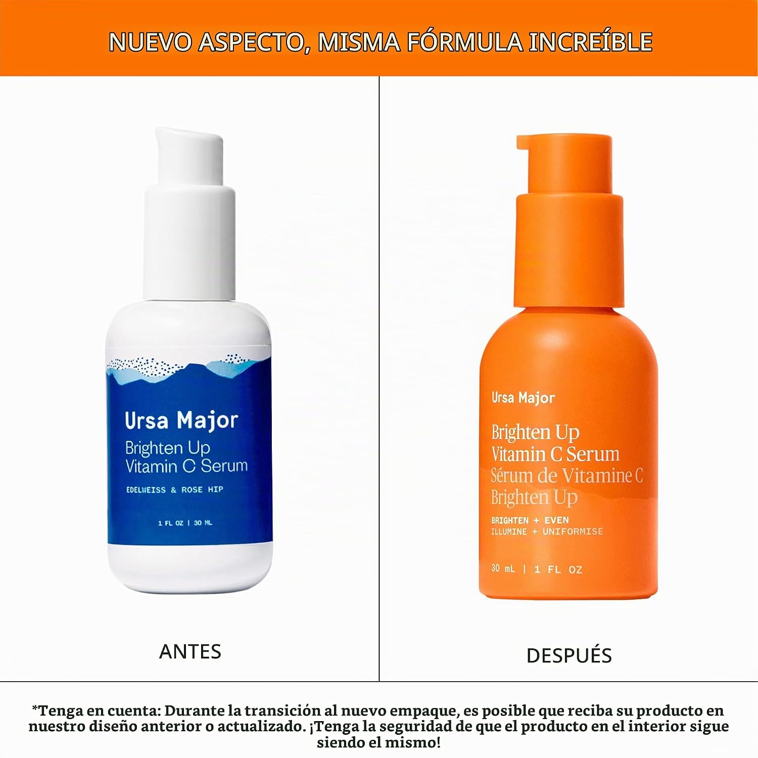 URSA MAJOR SUERO NATURAL DE VITAMINA C FÓRMULA ILUMINADORA REVITALIZA LA PIEL OPACA Y SUAVIZA EL TONO DE LA PIEL SE DIRIGE - 2