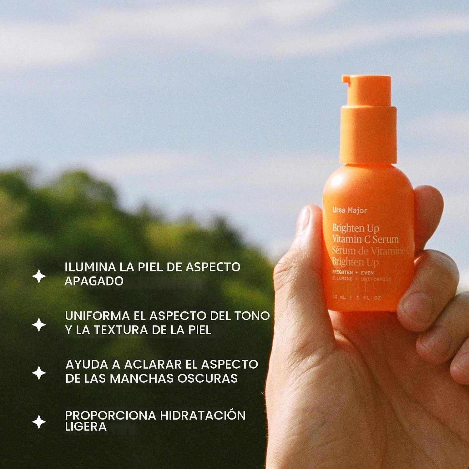 URSA MAJOR SUERO NATURAL DE VITAMINA C FÓRMULA ILUMINADORA REVITALIZA LA PIEL OPACA Y SUAVIZA EL TONO DE LA PIEL SE DIRIGE - 3