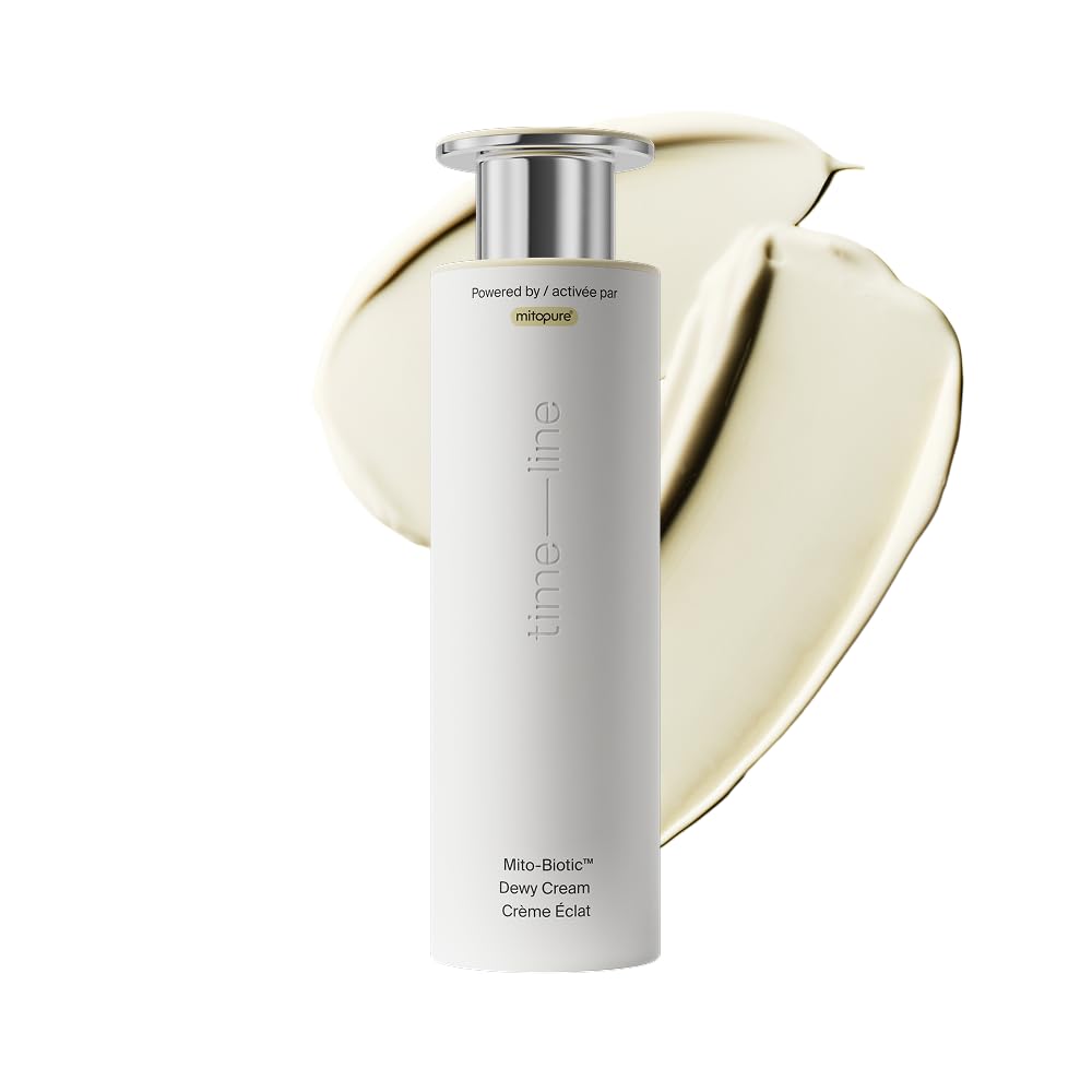 TIMELINE MITOPURE - CREMA HIDRATANTE LIGERA CON PÉPTIDOS PARA HIDRATAR, RELLENAR Y PROTEGER LA PIEL SECA - 1.7 ONZAS LÍQUIDAS - 1