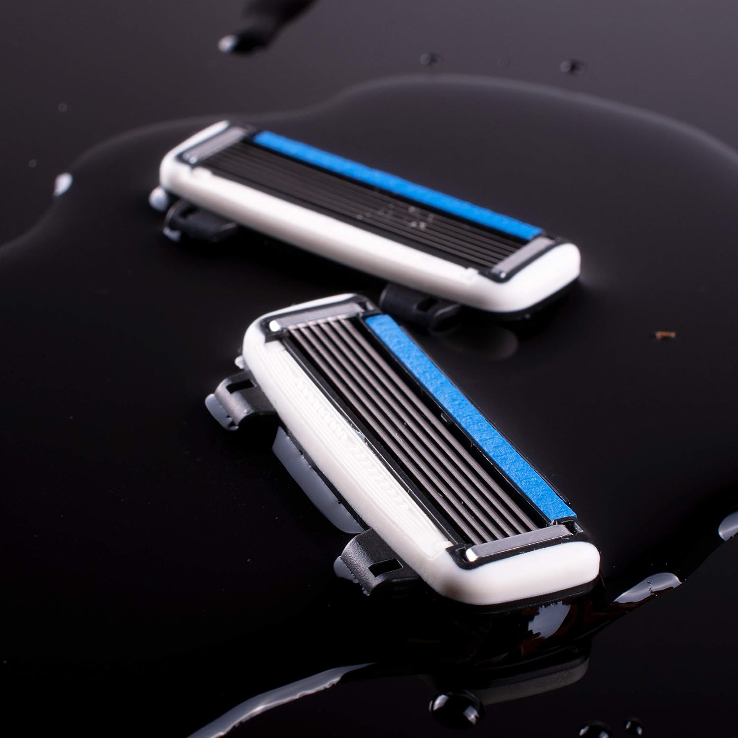 HEADBLADE HB6 - CUCHILLAS DE AFEITAR DE REPUESTO PARA HOMBRE, 6 CUCHILLAS DE ACERO INOXIDABLE PARA NO TIRAR O TIRAR, - 3
