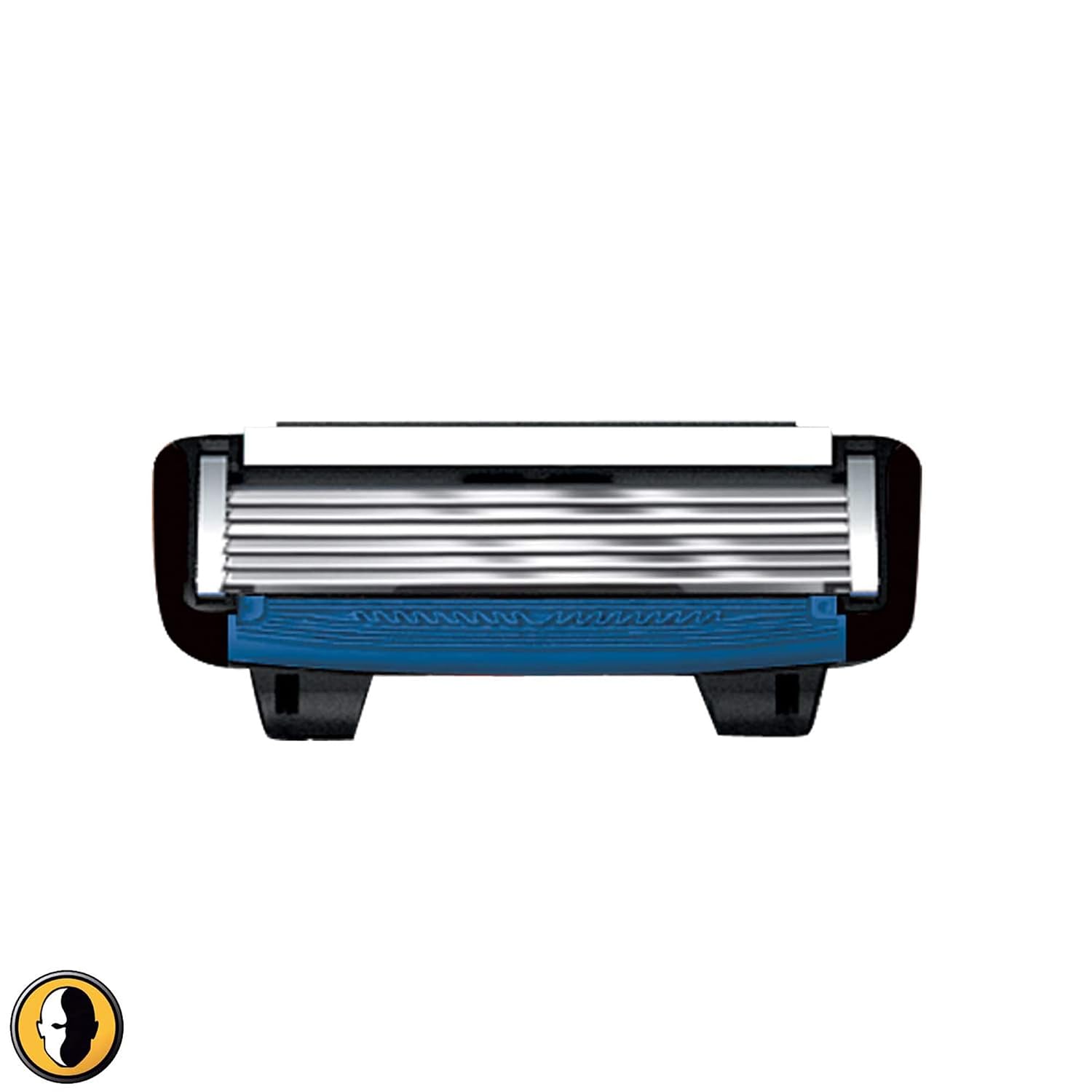 HEADBLADE HB6 - CUCHILLAS DE AFEITAR DE REPUESTO PARA HOMBRE, 6 CUCHILLAS DE ACERO INOXIDABLE PARA NO TIRAR O TIRAR, - 5