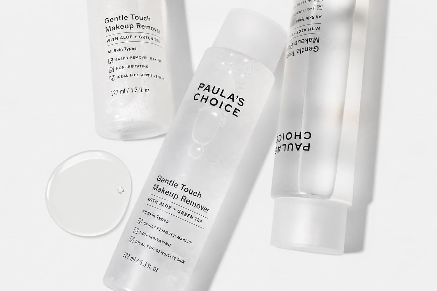 PAULA S CHOICE GENTLE TOUCH - REMOVEDOR DE MAQUILLAJE IMPERMEABLE, SIN ACEITE, ALOE Y TÉ VERDE, NO IRRITANTE, 4.3 ONZAS - 5