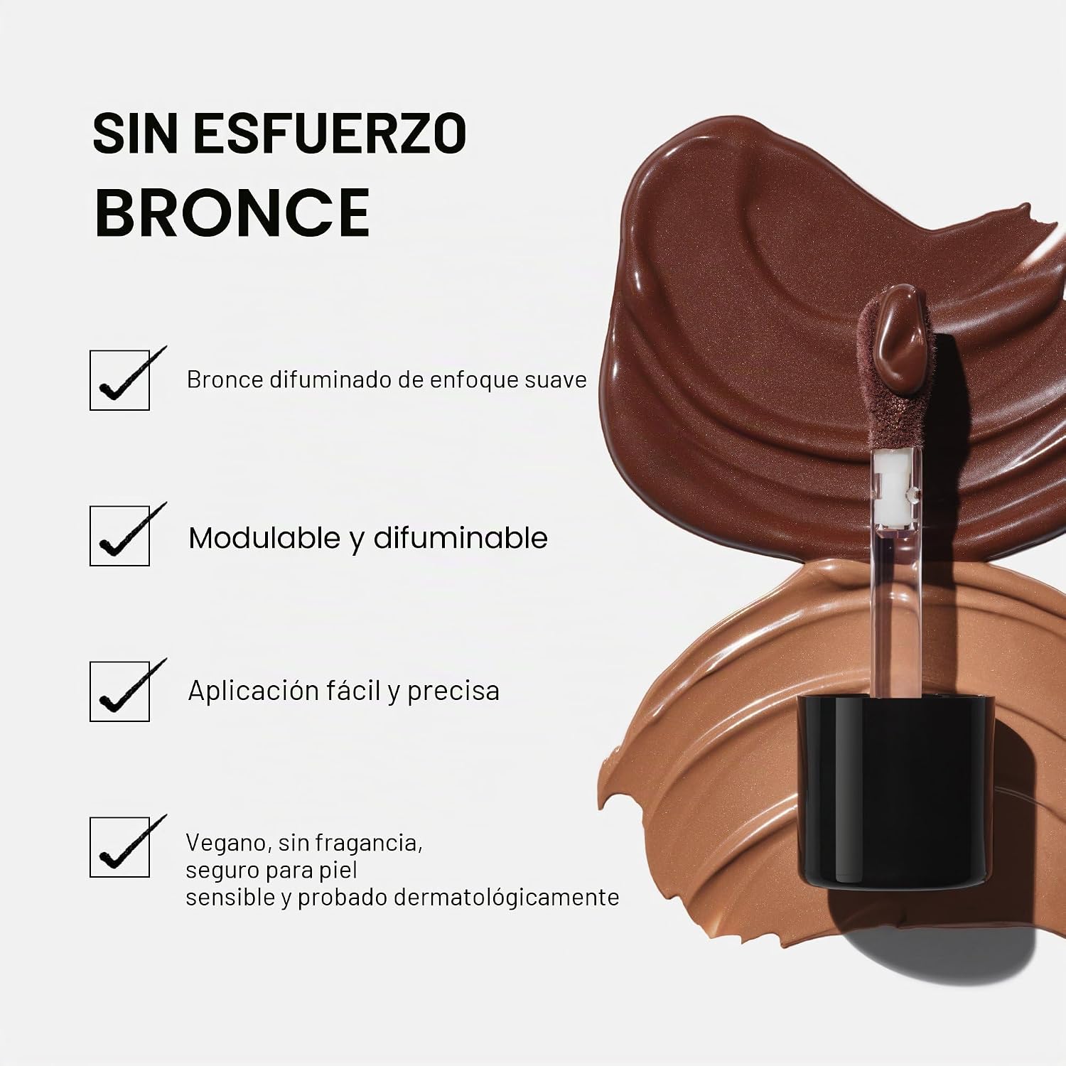 SAIE DEW BRONZE - BARRA BRONCEADORA LÍQUIDA HIDRATANTE, ARENA 0.4 ONZAS - 3