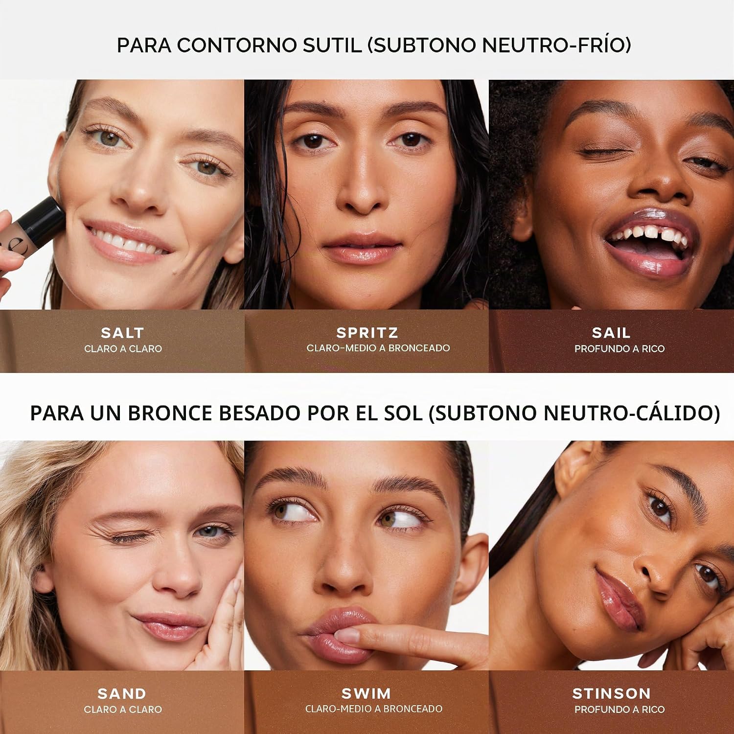 SAIE DEW BRONZE - BARRA BRONCEADORA LÍQUIDA HIDRATANTE, ARENA 0.4 ONZAS - 6