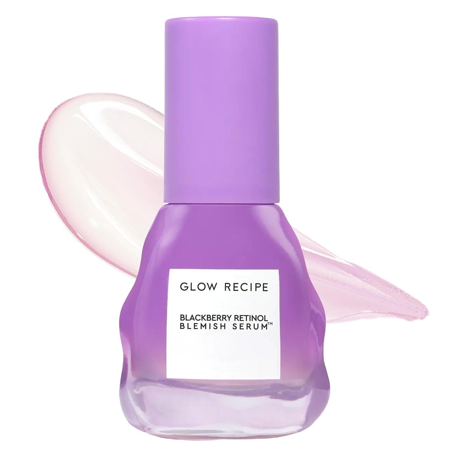 BRILLO GLOW RECIPE SUERO SUAVE DE RETINOL DE MORA, SUERO NOCTURNO DE RETINOL COREANO PARA PIELES SENSIBLES, TRIPLE - 1