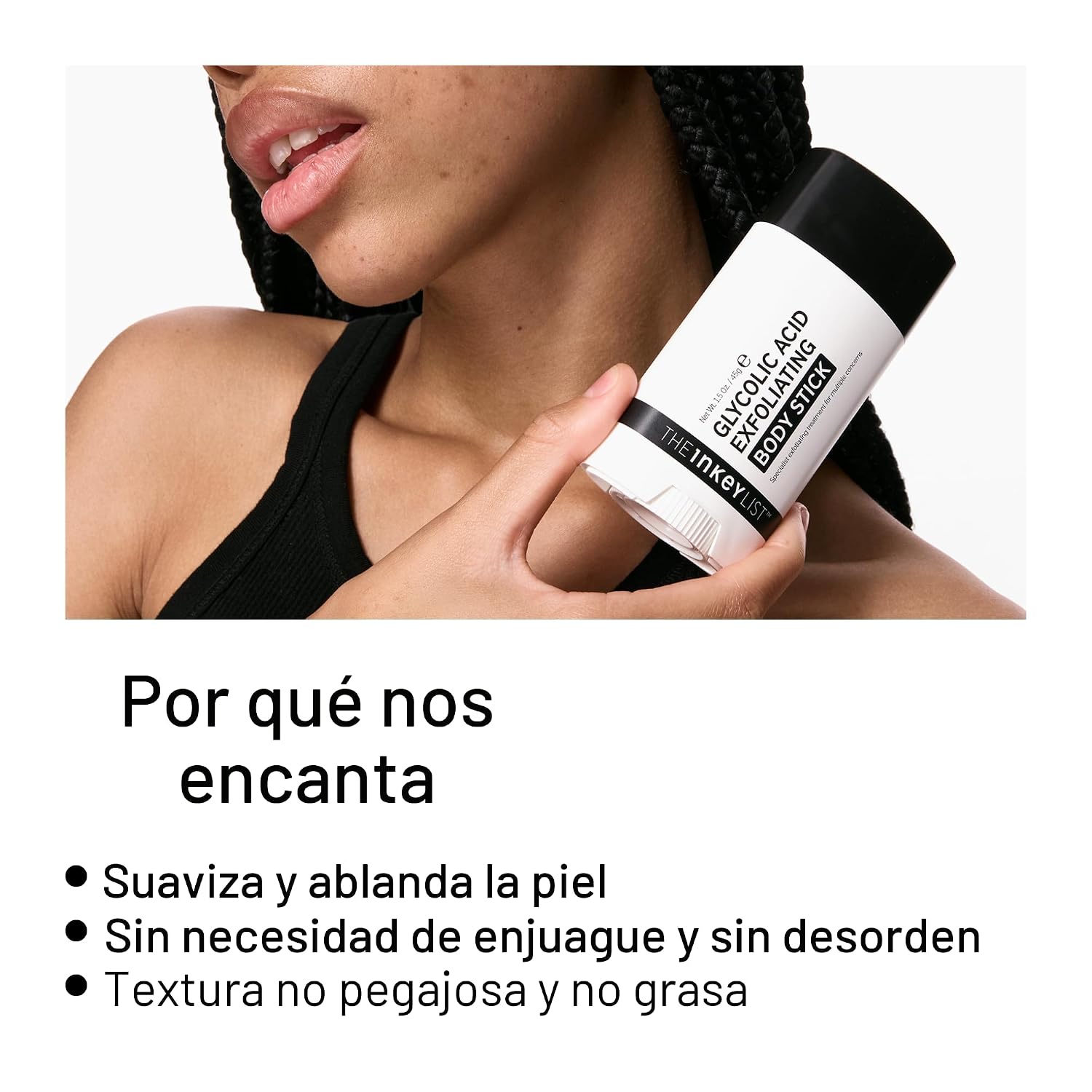THE INKEY LIST - BÁLSAMO EXFOLIANTE DE ÁCIDO GLICÓLICO PARA EL CUERPO 45G, MÚLTIPLES PREOCUPACIONES, UNA SOLUCIÓN - 2