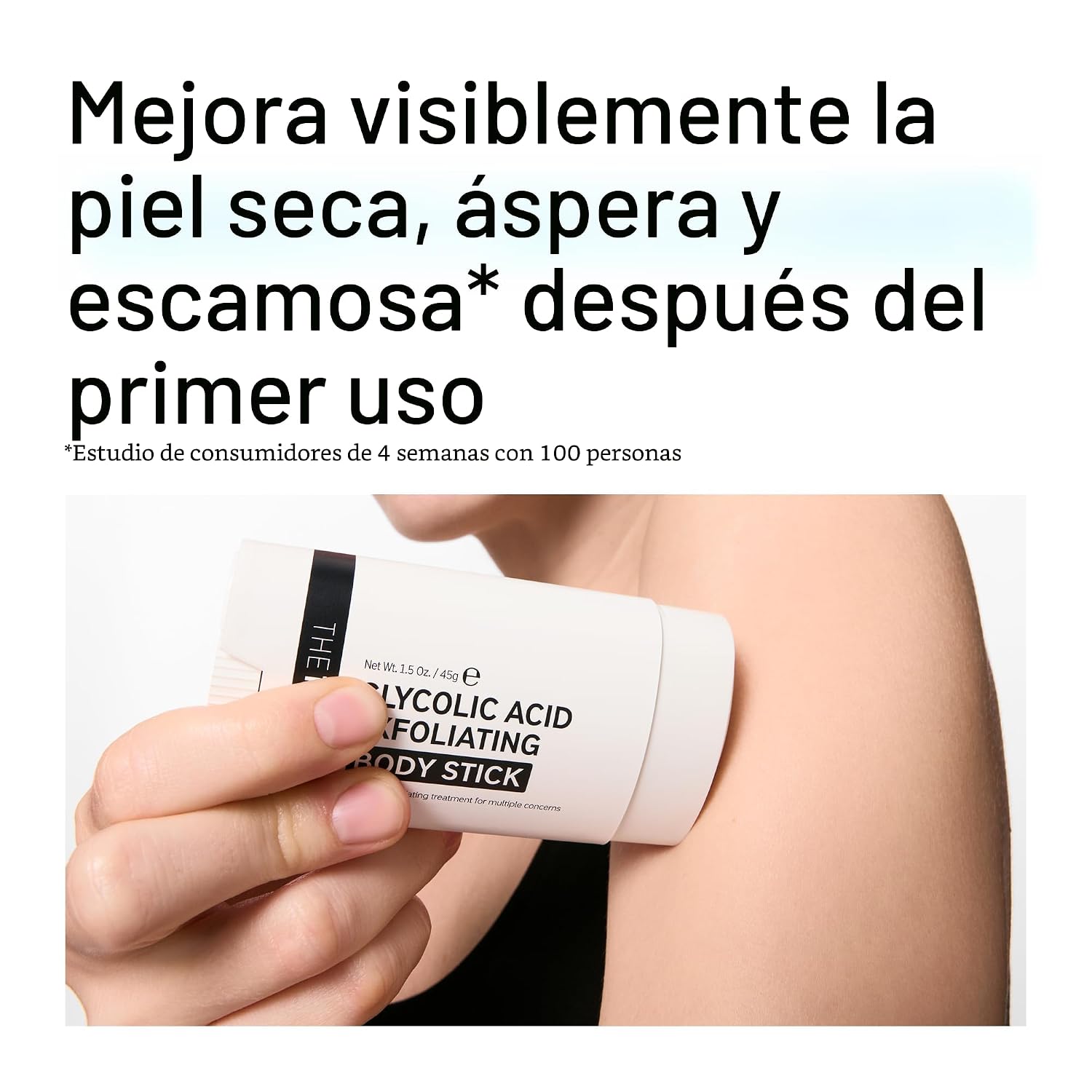 THE INKEY LIST - BÁLSAMO EXFOLIANTE DE ÁCIDO GLICÓLICO PARA EL CUERPO 45G, MÚLTIPLES PREOCUPACIONES, UNA SOLUCIÓN - 3