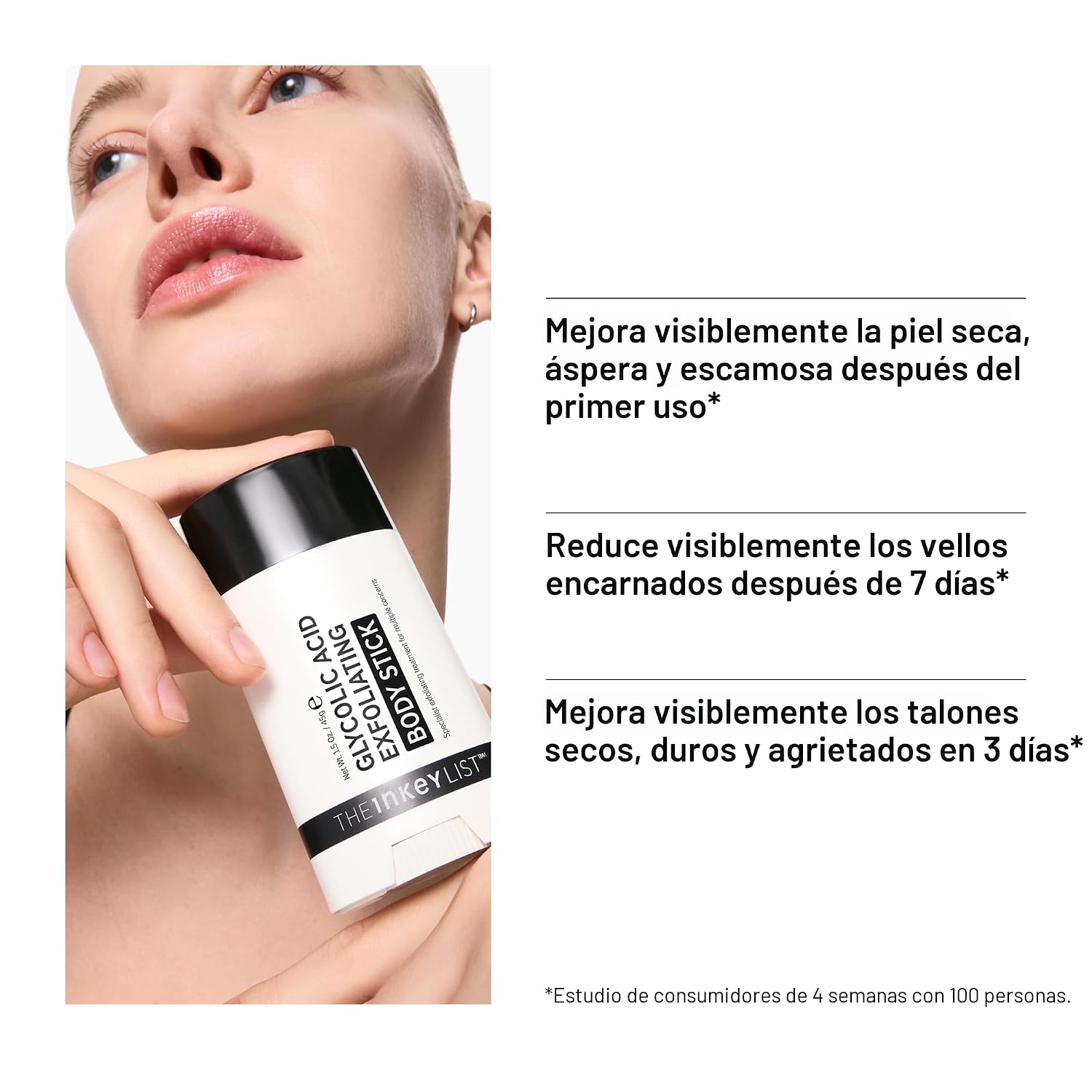 THE INKEY LIST - BÁLSAMO EXFOLIANTE DE ÁCIDO GLICÓLICO PARA EL CUERPO 45G, MÚLTIPLES PREOCUPACIONES, UNA SOLUCIÓN - 5