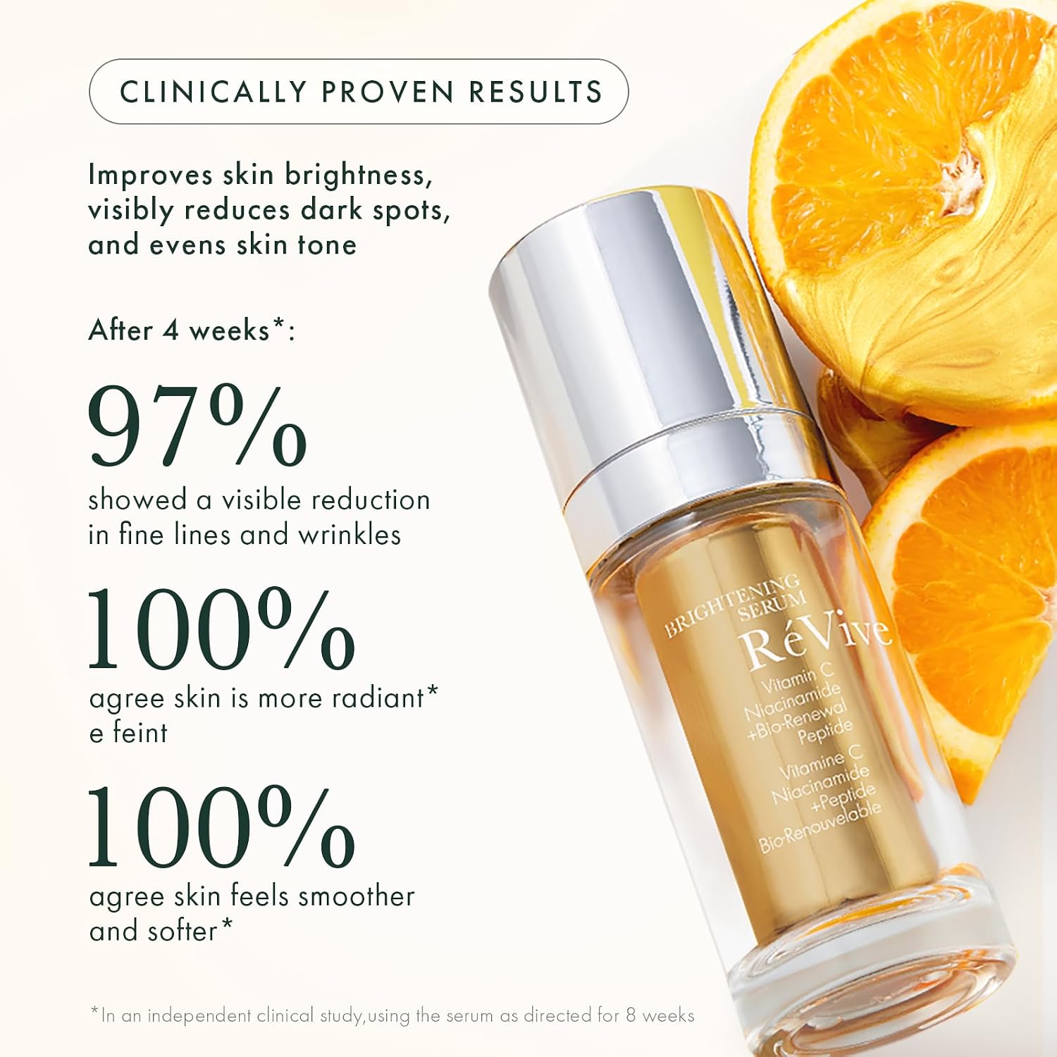 RÉVIVE SUERO ILUMINADOR - CUIDADO DE LA PIEL CON VITAMINA C, NIACINAMIDA Y PÉPTIDO DE BIORRENOVACIÓN - UNIFICA EL TONO - 4