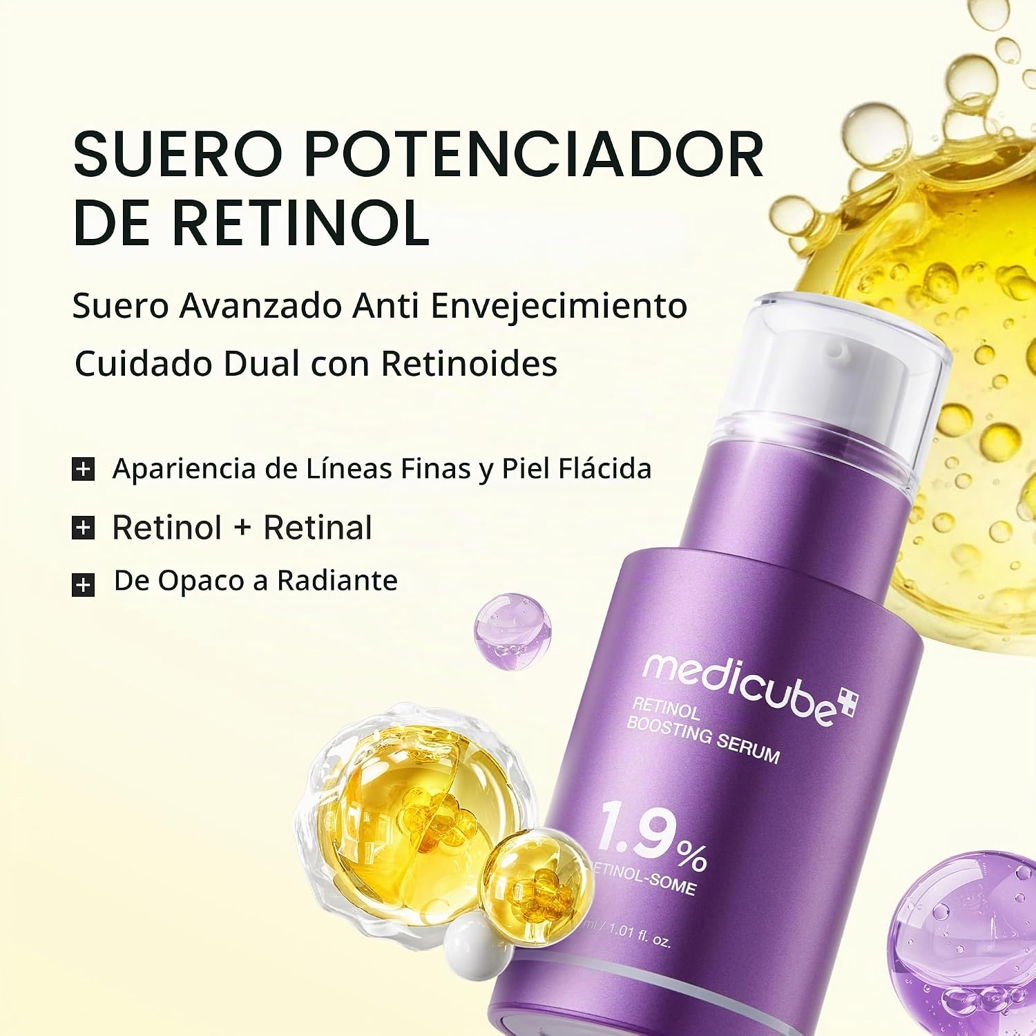 MEDICUBE SUERO POTENCIADOR DE RETINOL PARA UN CUIDADO REAFIRMANTE INTENSIVO - 2
